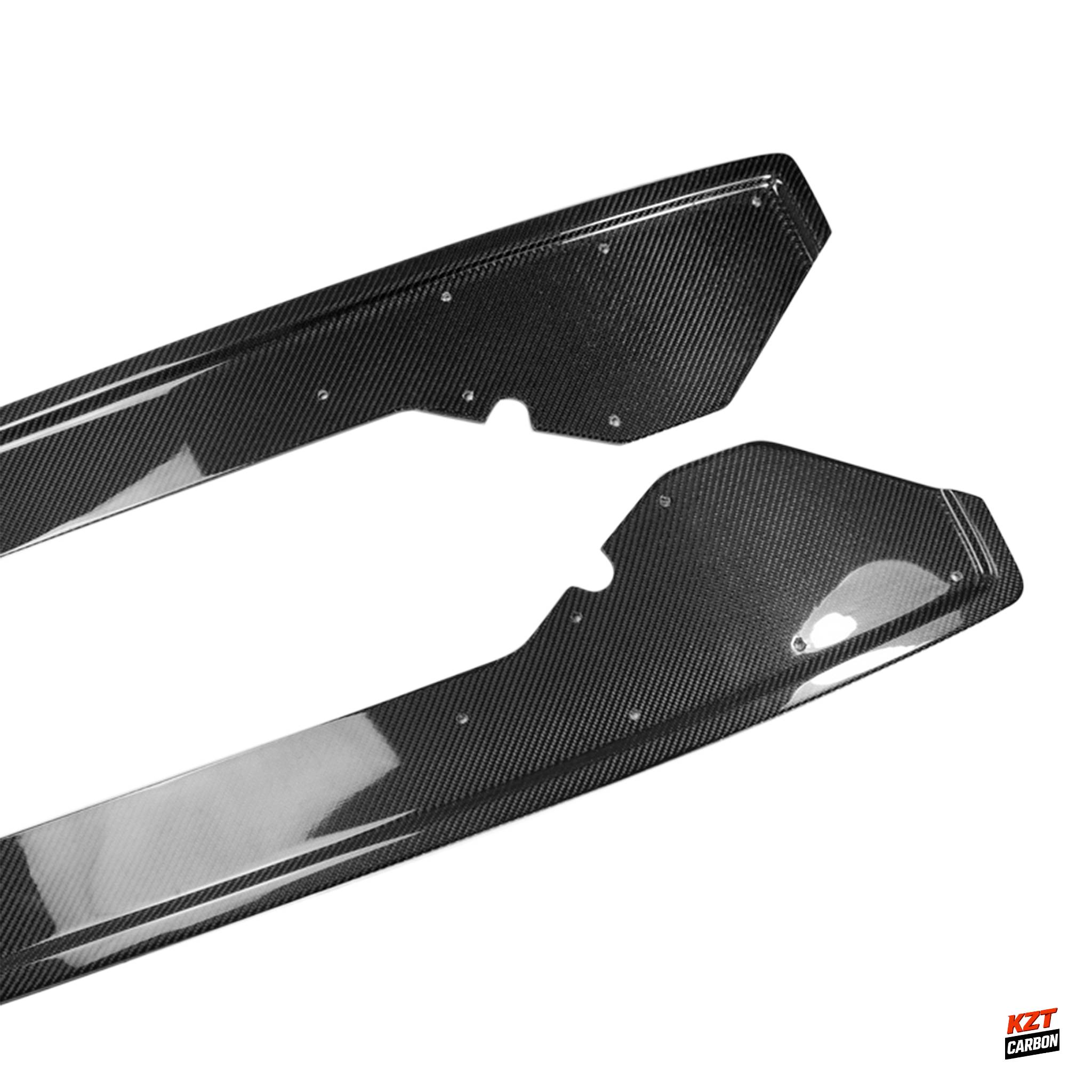 For Nissan GTR R35 2013 Ver VRS Style Carbon Fiber Side Skirt Under Board