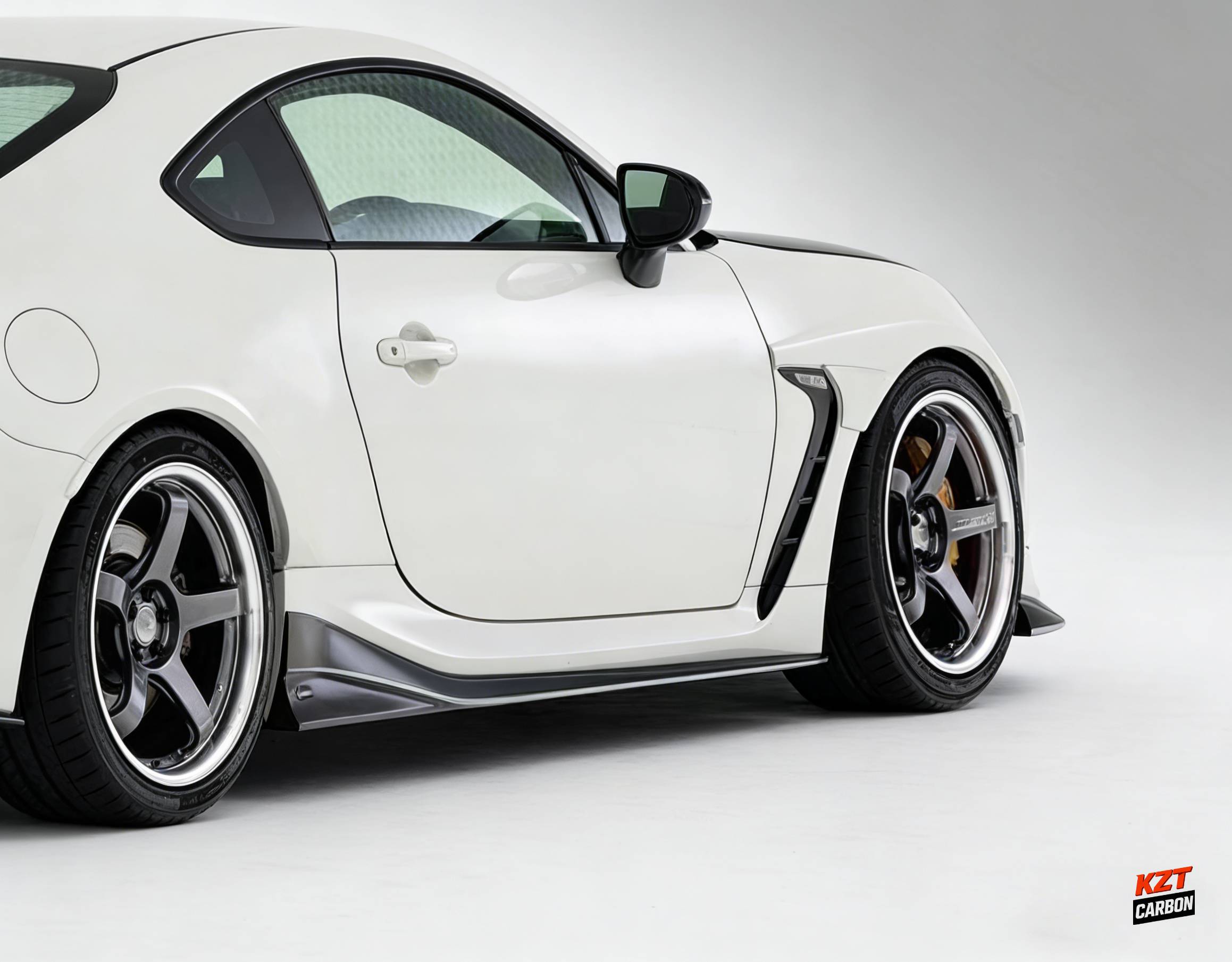 For Toyota 2022-2023 GR86 BRZ ZD8 VA1 Style Fiberglass Side Skirts Body Kits