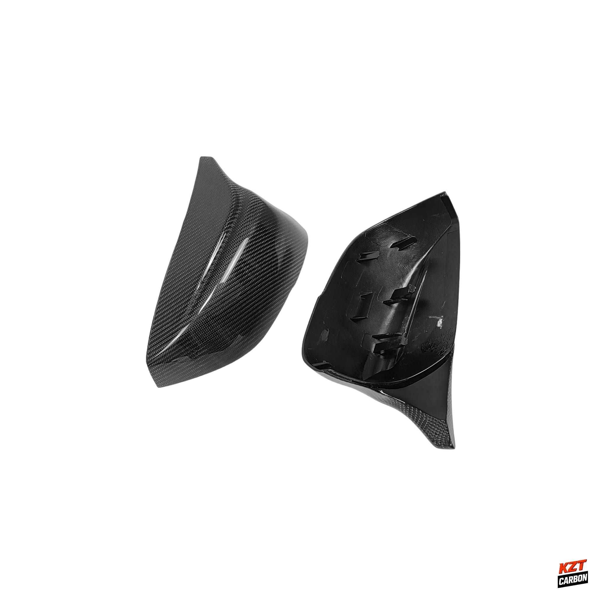 For Infiniti Q50 V37 Sedan 13-24 Carbon KZ Style Side Rear View Mirror Cover