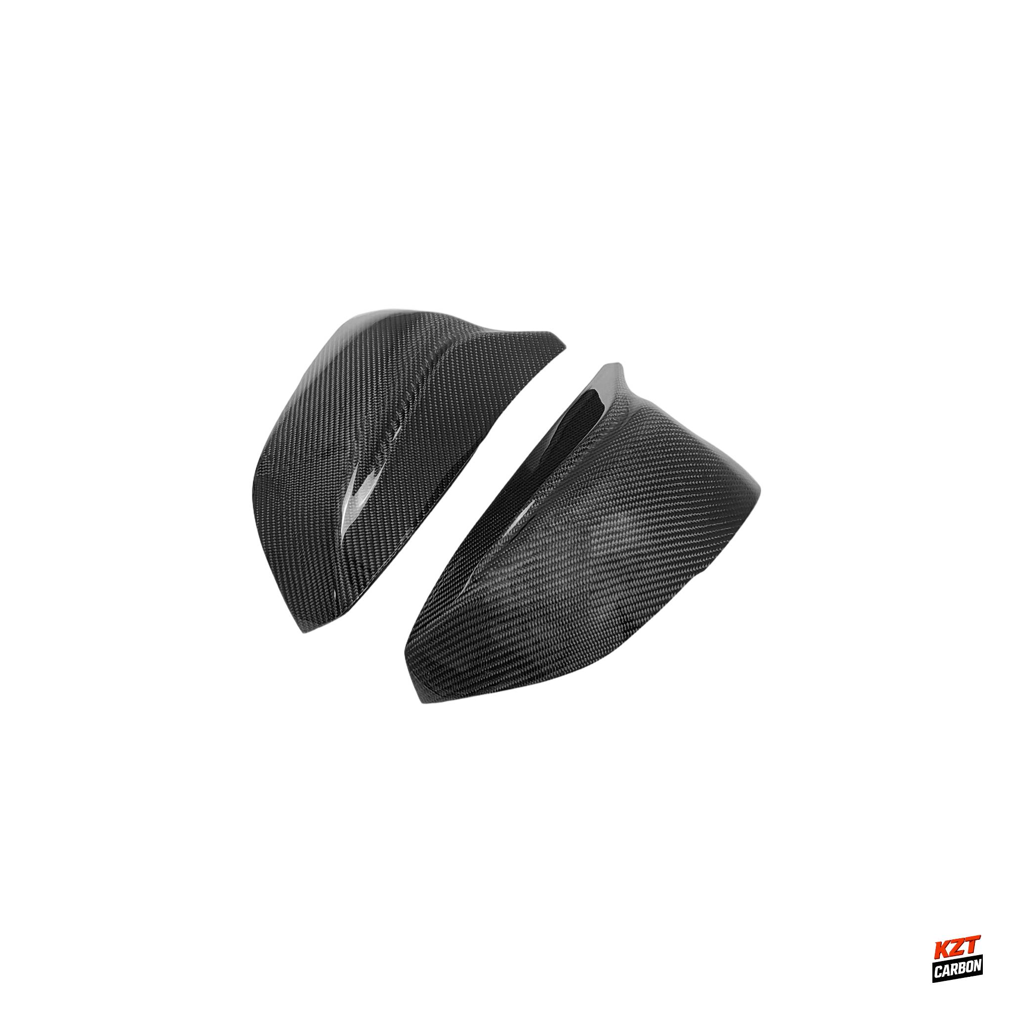 For Infiniti Q50 V37 Sedan 13-24 Carbon KZ Style Side Rear View Mirror Cover