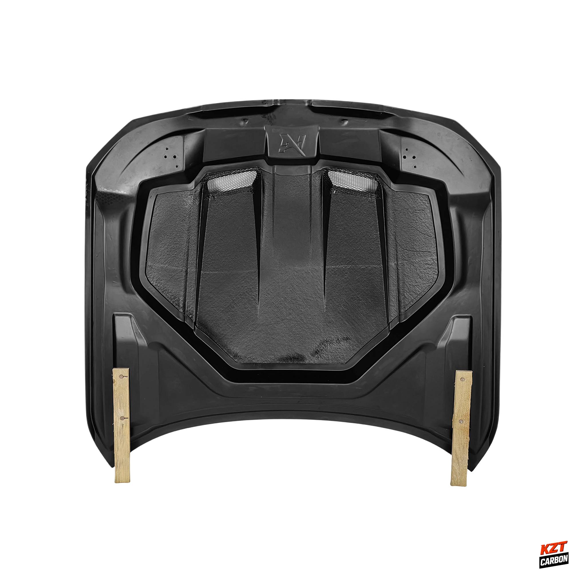 For BMW M3 G80 2020-24 4 Door Carbon Fiber KZ Style Front Vented Cooling Hood