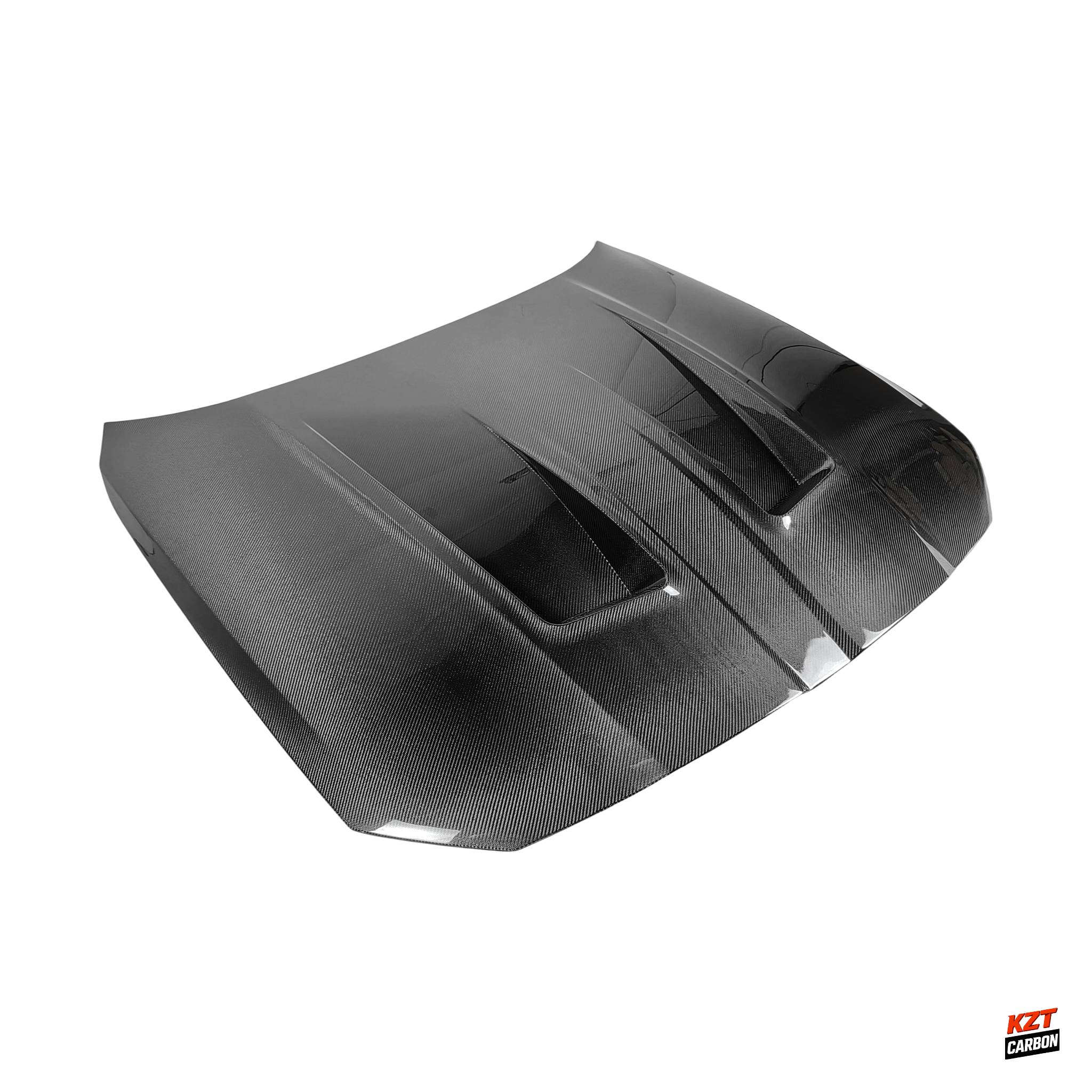 For BMW M3 G80 2020-24 4 Door Carbon Fiber KZ Style Front Vented Cooling Hood