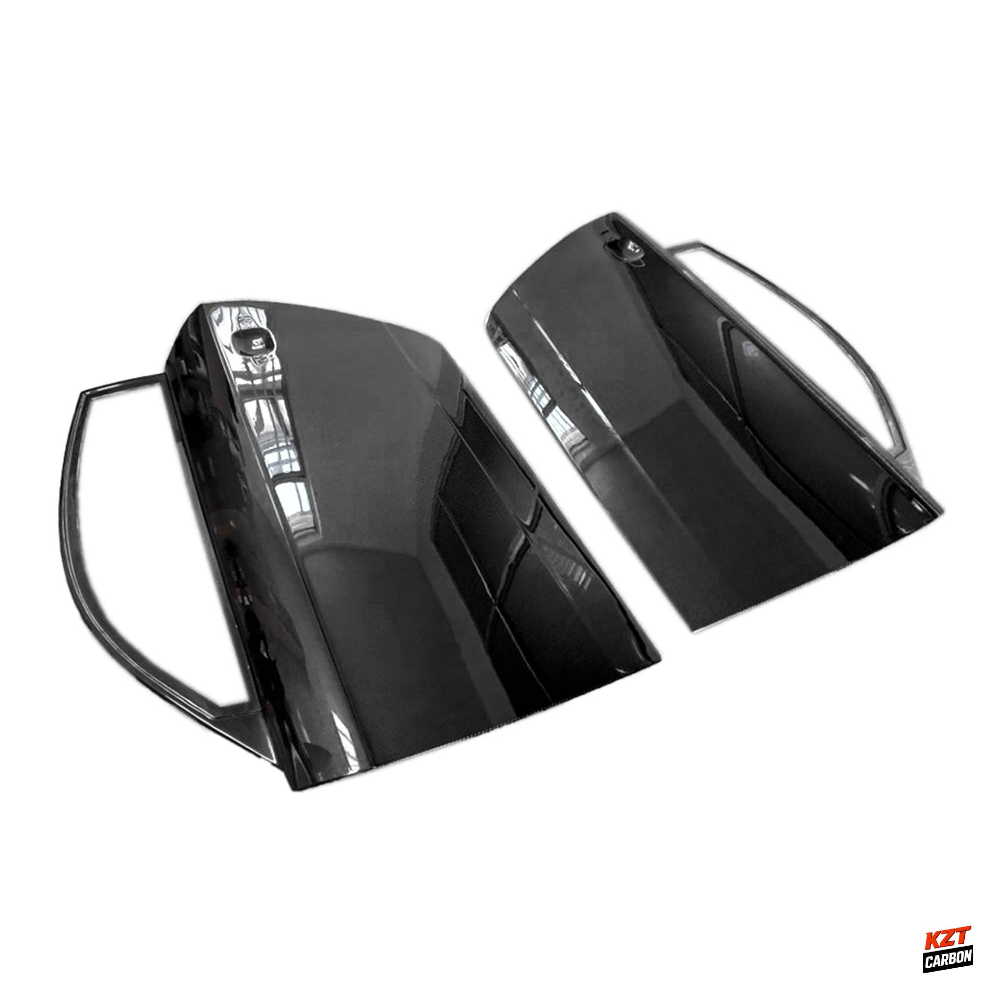 For Audi TT TTS TTRS MK3 FV 8S 15-23 Carbon Track Side Outter Door Panel 2pcs