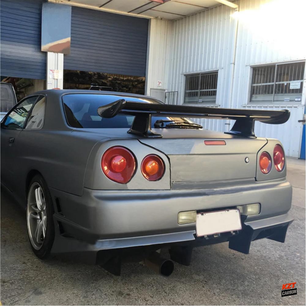 For Nissan Skyline R34 GTR OE Short Type spoiler Leg (13cm height, only use with GTR OE middle blade)