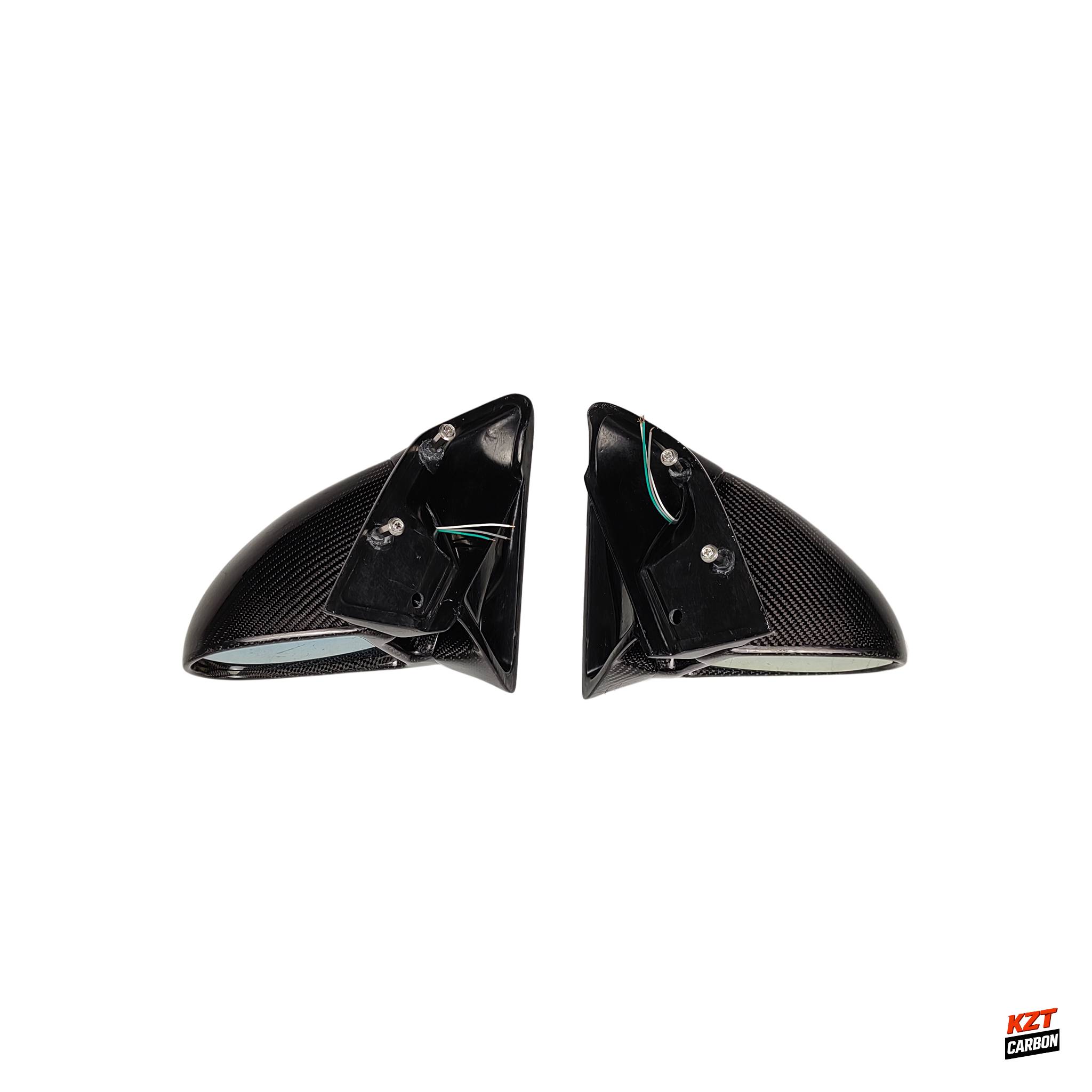 For Toyota Supra JZA80 KZ Style Carbon Aero Mirrors (Left Hand Drive Vehicle)
