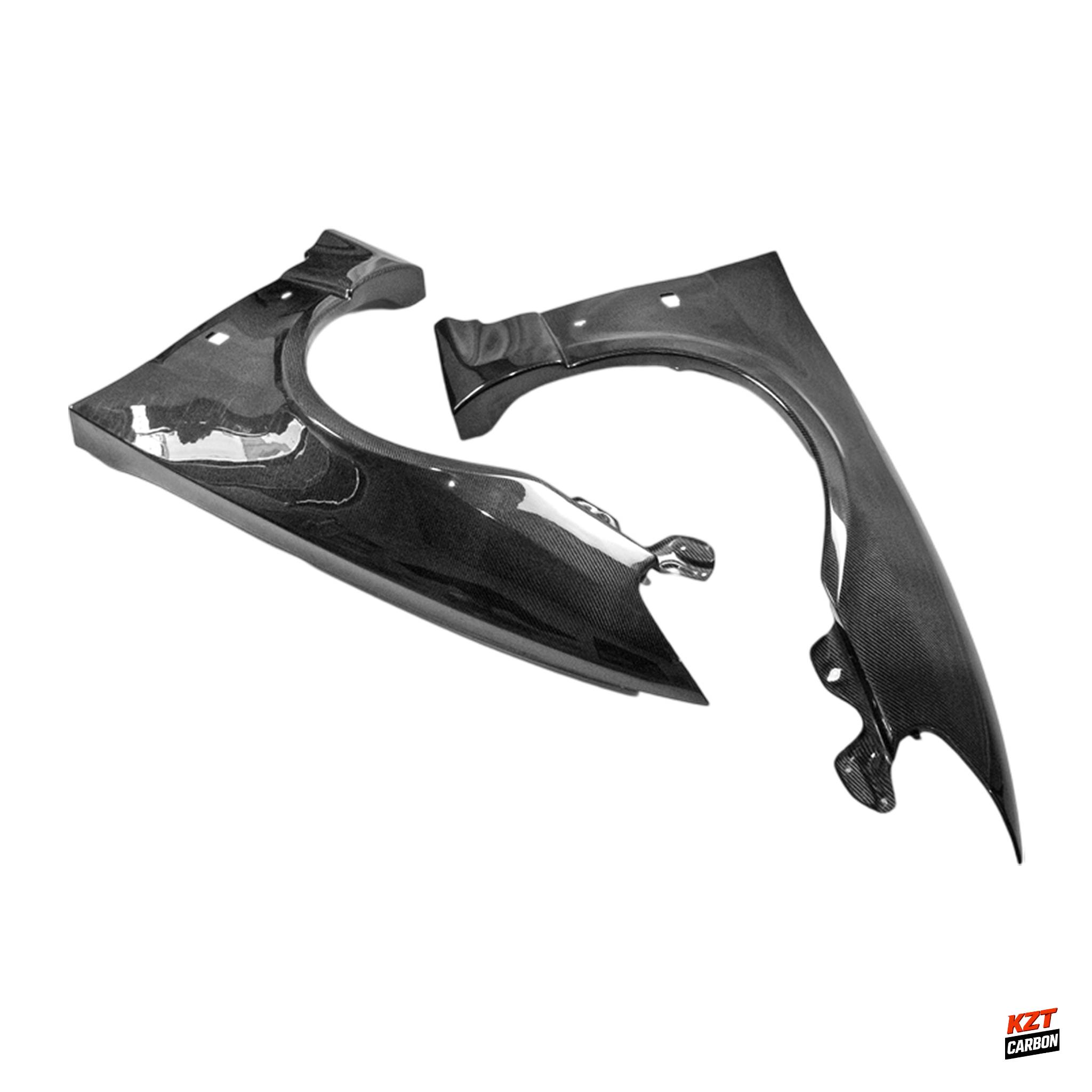 For Nissan Skyline R33 GTR BCNR33 RF Style Carbon Front Wide Vented Fender
