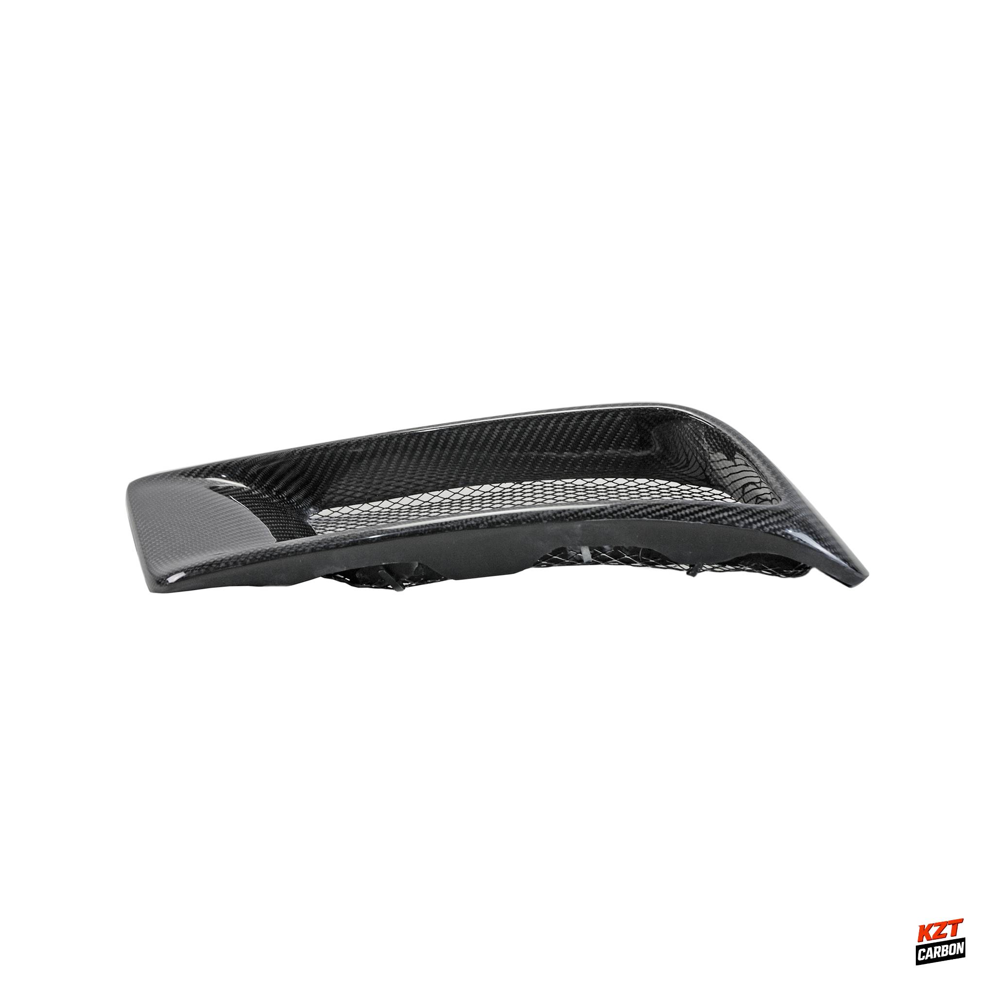 For Mitsubishi Evolution EVO 10 R-Style Front Bumper Air Duct 2pcs Pair Carbon