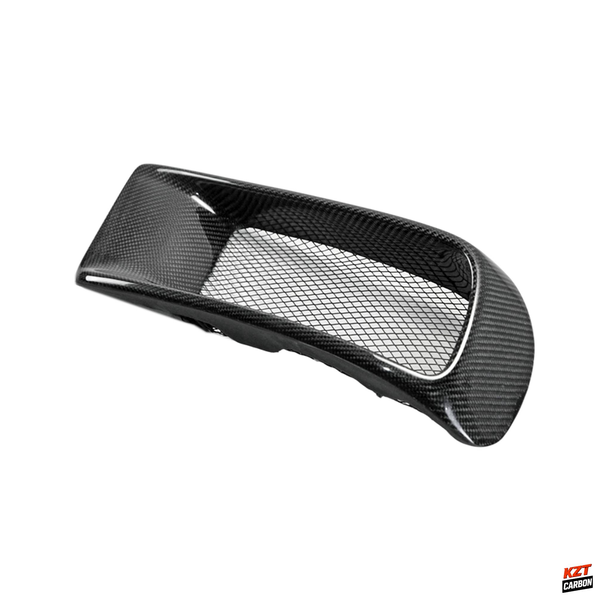 For Mitsubishi Evolution EVO 10 R-Style Front Bumper Air Duct 2pcs Pair Carbon