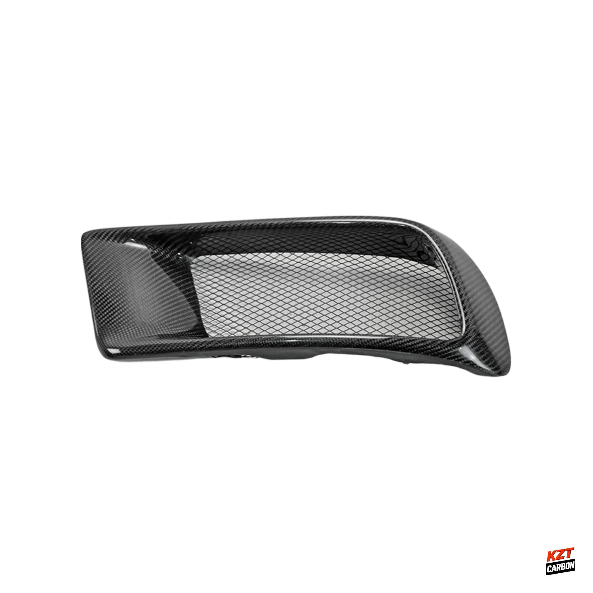 For Mitsubishi Evolution EVO 10 R-Style Front Bumper Air Duct 2pcs Pair Carbon