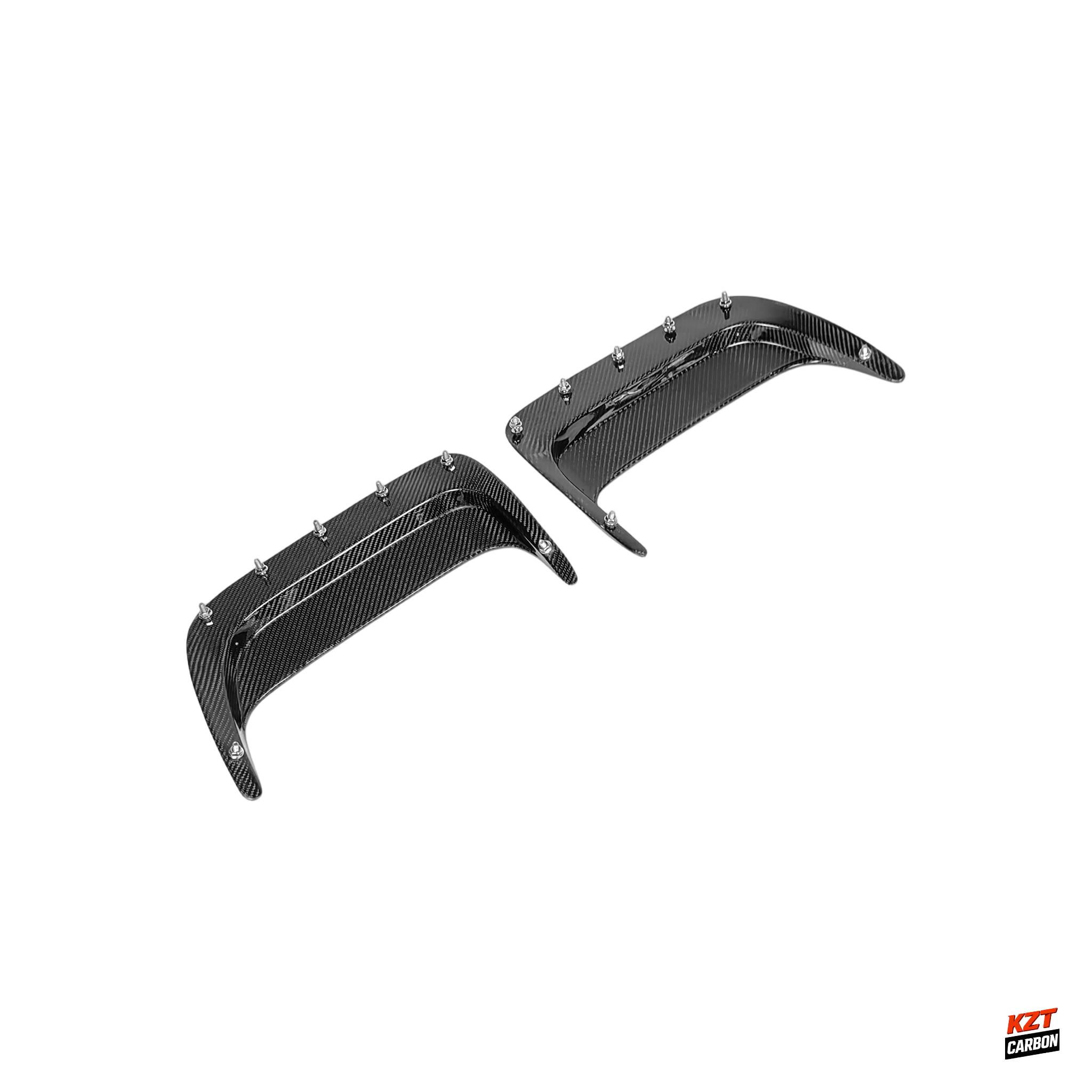 For Porsche 911 997 OEM Style Carbon Fiber Rear Trunk Boot Vents Ducts Cover