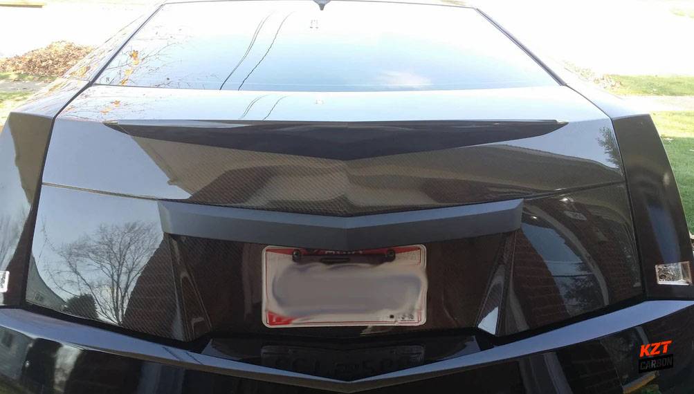 For Caddilac CTS Coupe Only 08-13 Carbon KZ Style Rear Bumper Trunk Boot Lid