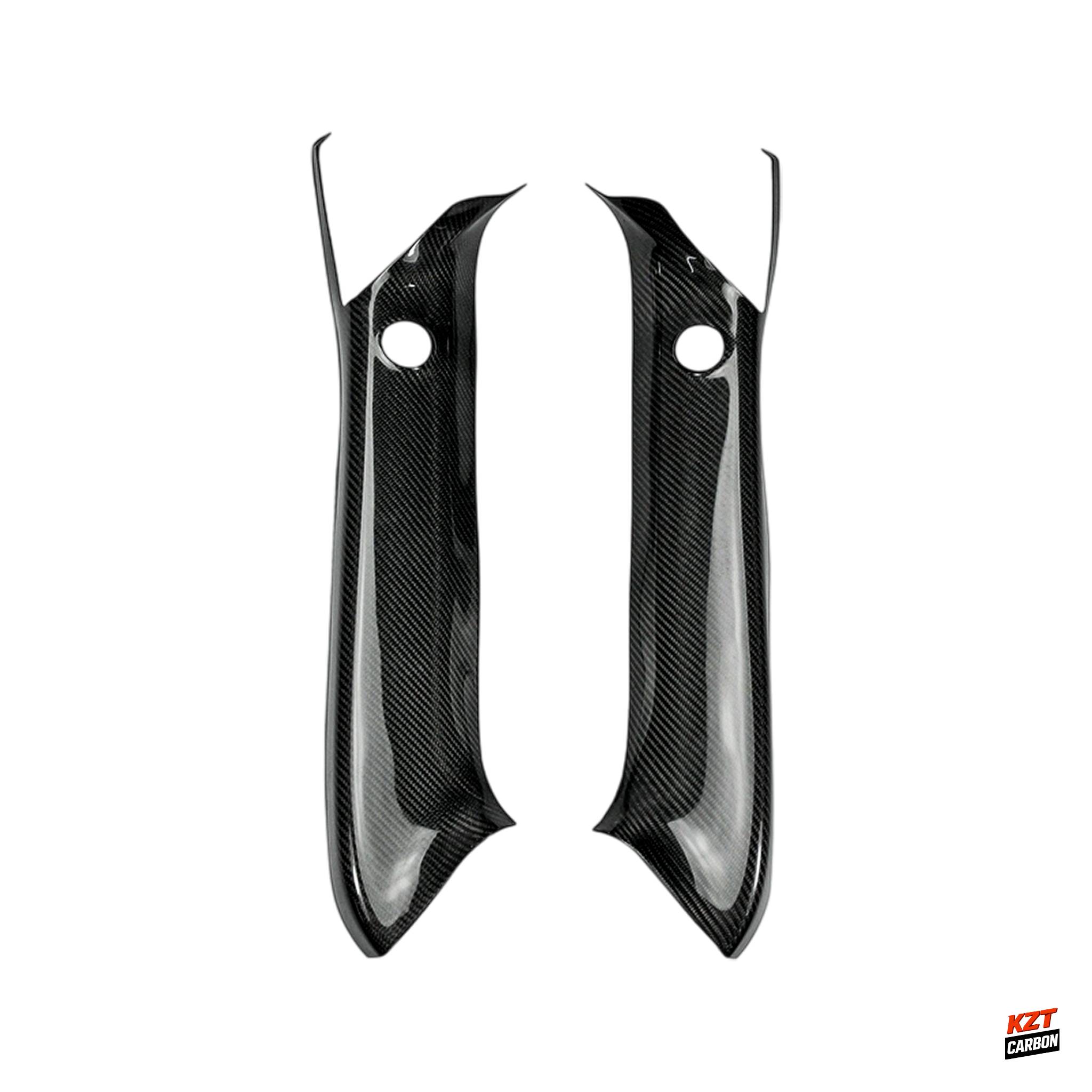 For Mazda MX5 ND5RC Miata 16-24 Roadster Carbon Fiber Interior A-Pillar Trim