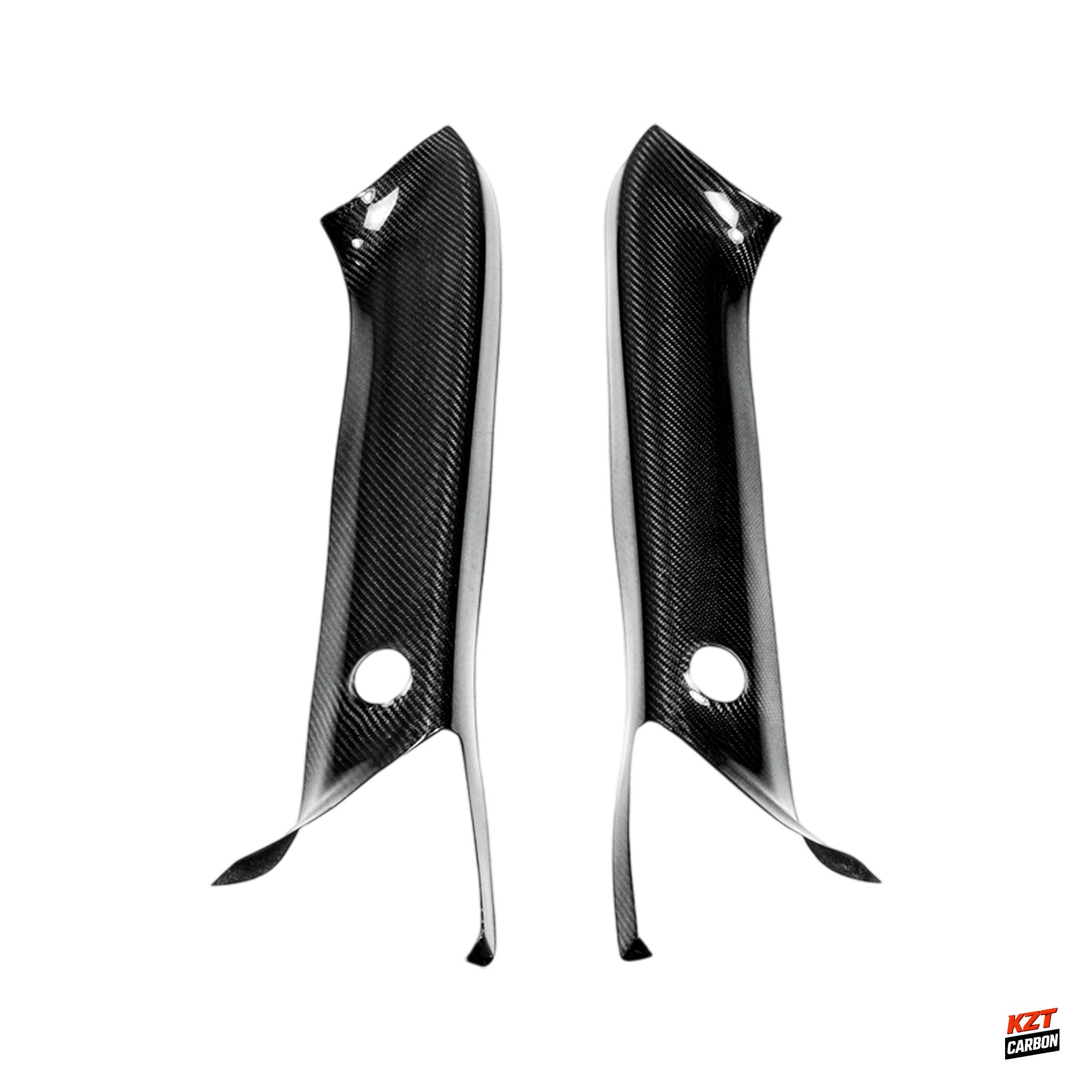 For Mazda MX5 ND5RC Miata 16-24 Roadster Carbon Fiber Interior A-Pillar Trim