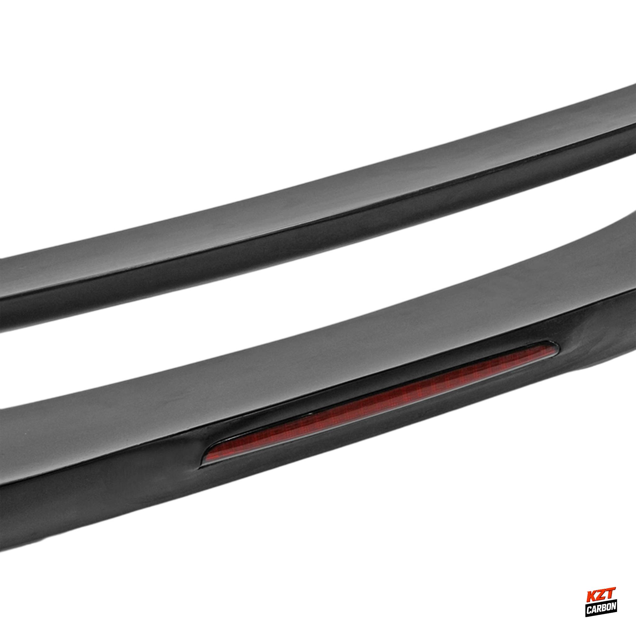 For Nissan Fairlady 370Z Z34 AM Style Fiberglass Rear Wing (with brake lights)