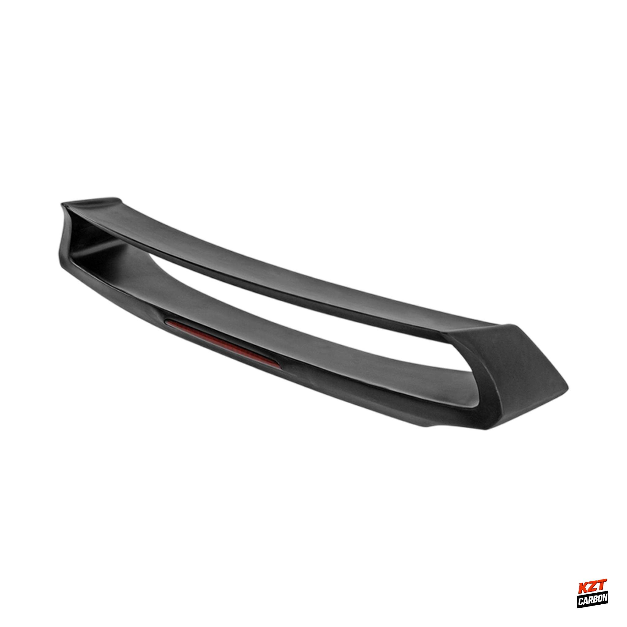 For Nissan Fairlady 370Z Z34 AM Style Fiberglass Rear Wing (with brake lights)