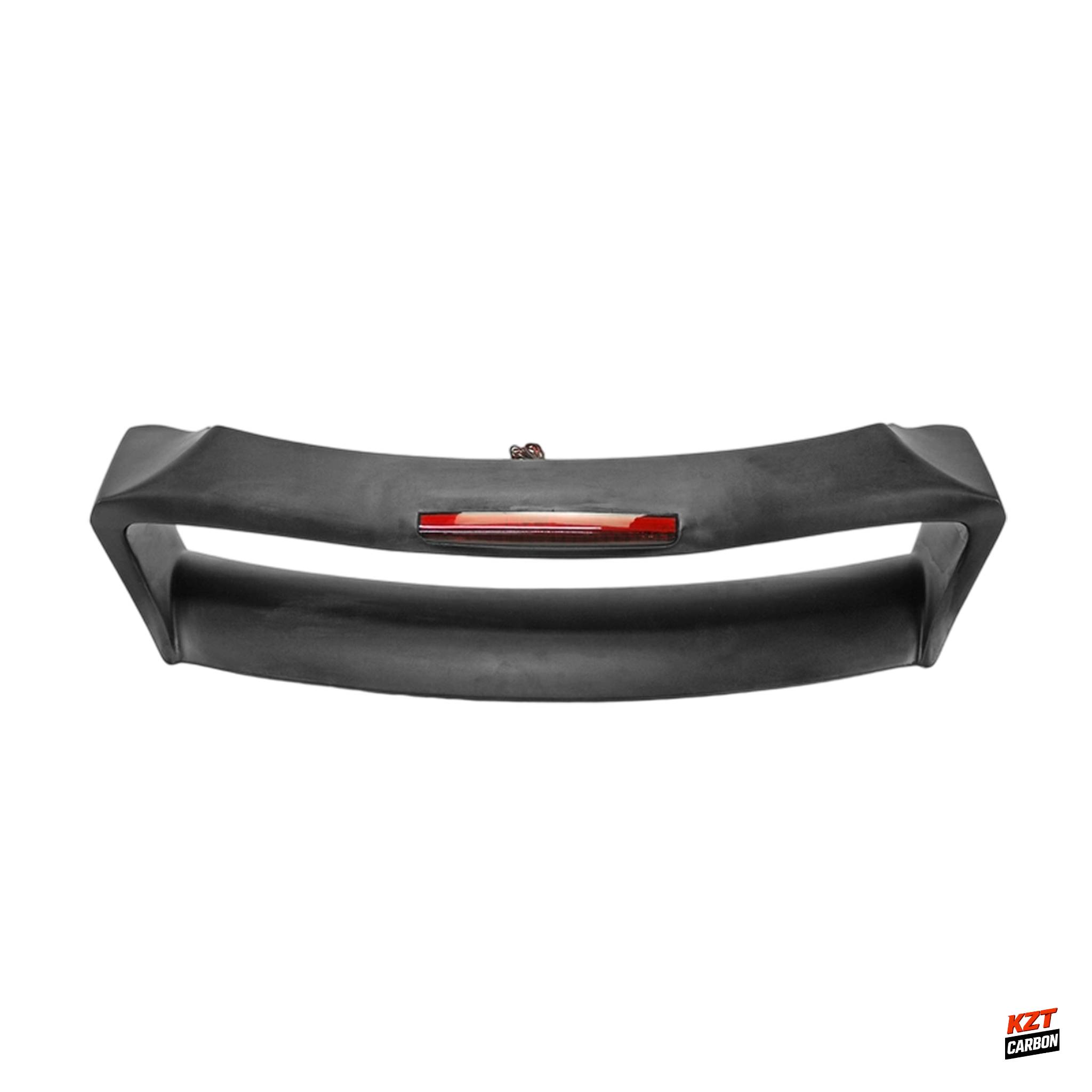 For Nissan Fairlady 370Z Z34 AM Style Fiberglass Rear Wing (with brake lights)