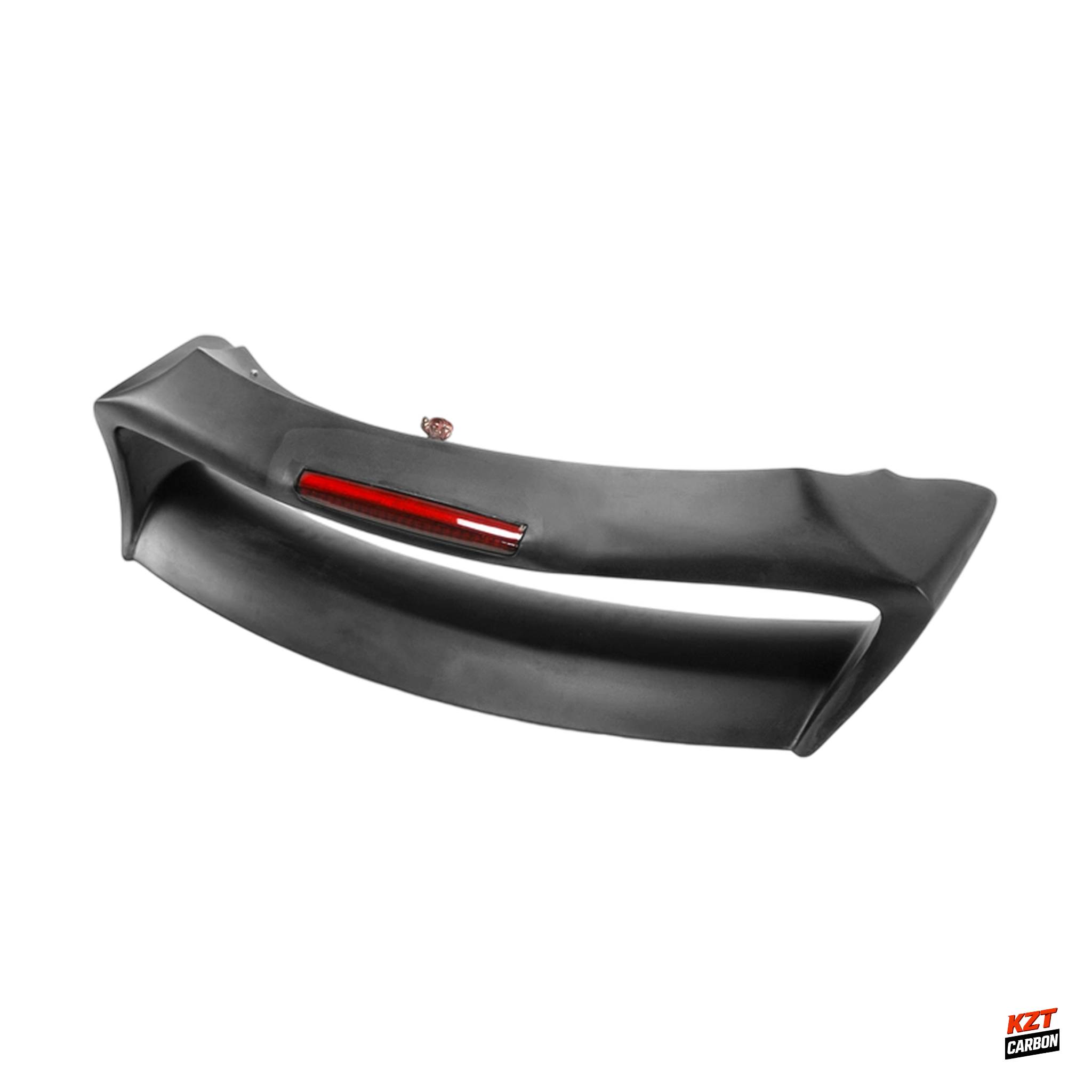 For Nissan Fairlady 370Z Z34 AM Style Fiberglass Rear Wing (with brake lights)