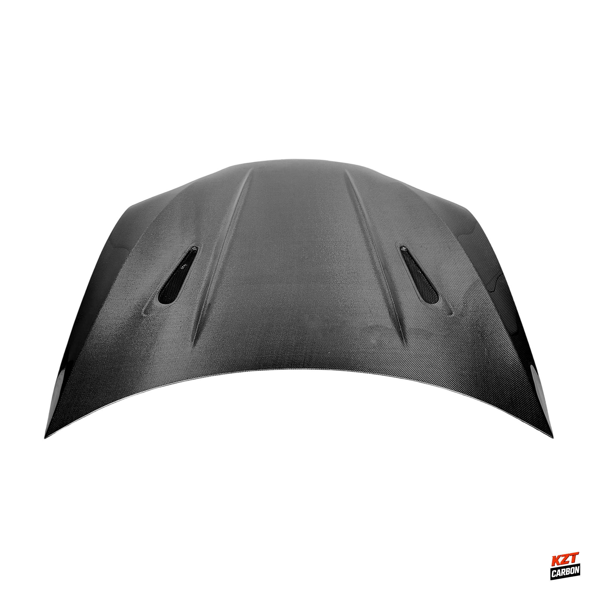 For Tesla Model S 2016-19 Carbon Fiber XSJ Style Front Vented Cooling Hood