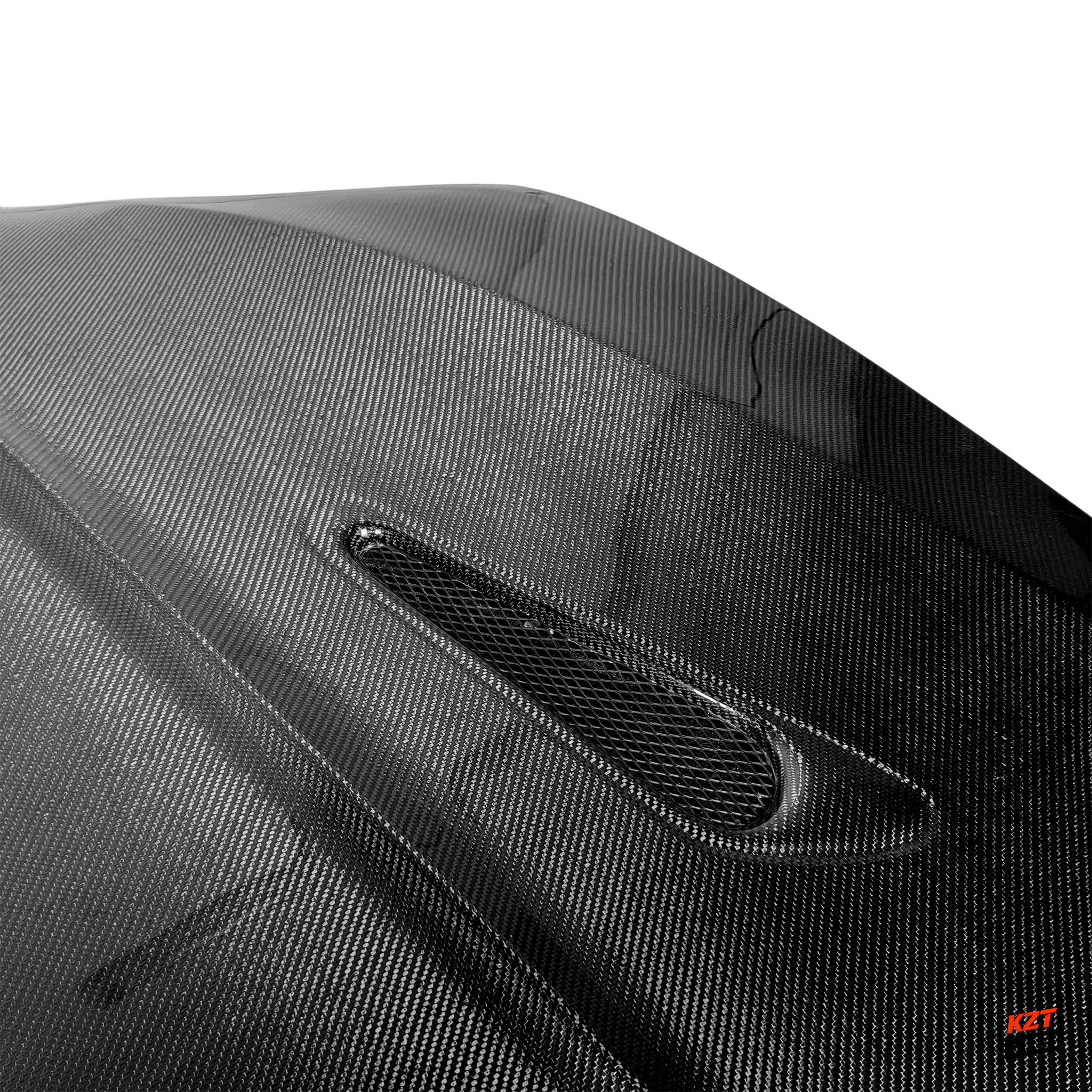 For Tesla Model S 2016-19 Carbon Fiber XSJ Style Front Vented Cooling Hood