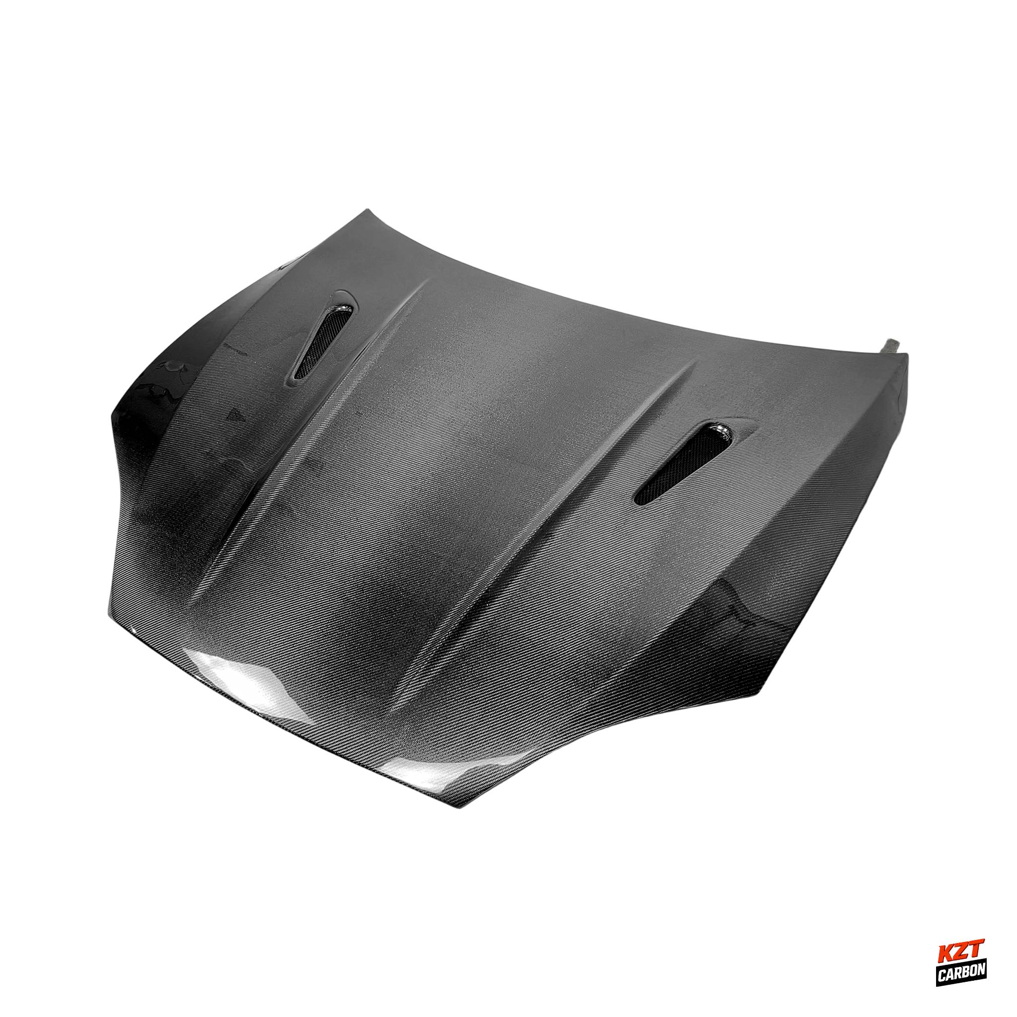 For Tesla Model S 2016-19 Carbon Fiber XSJ Style Front Vented Cooling Hood