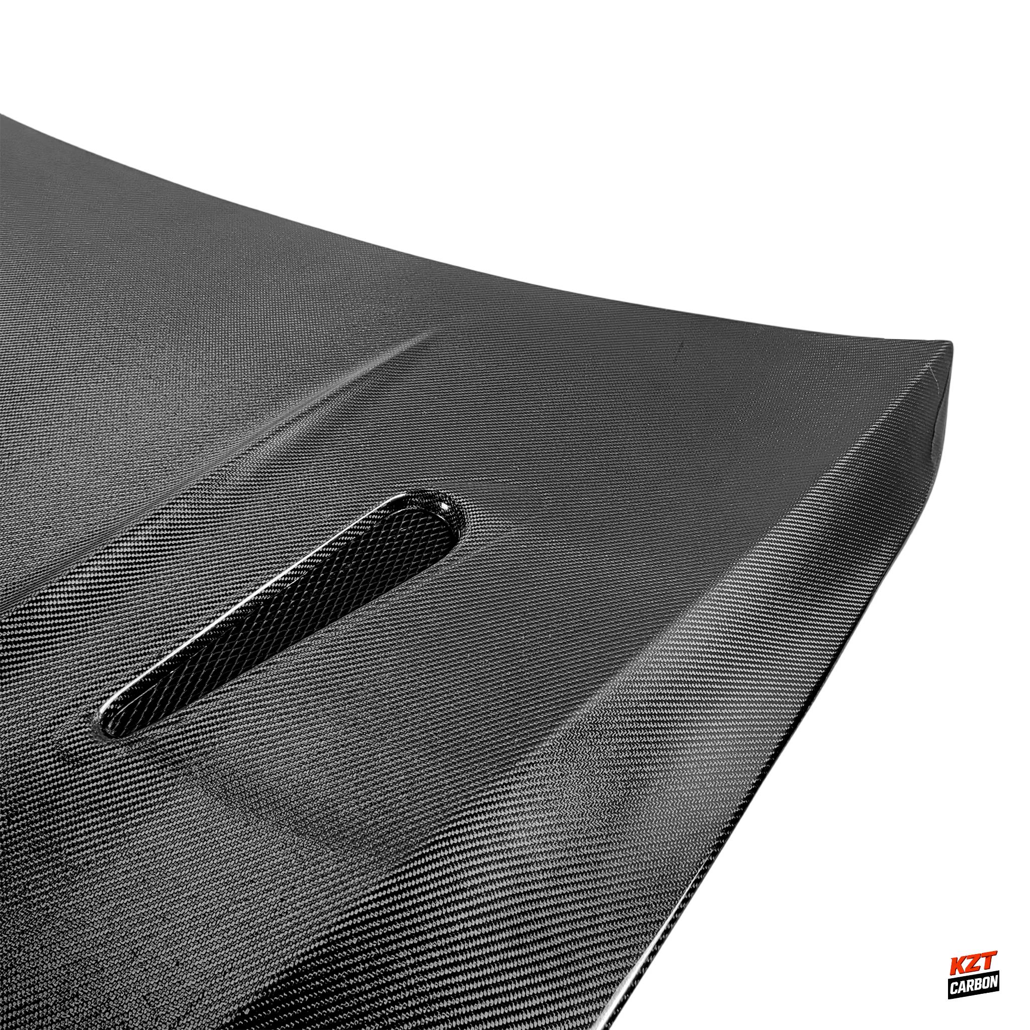 For Tesla Model S 2016-19 Carbon Fiber XSJ Style Front Vented Cooling Hood