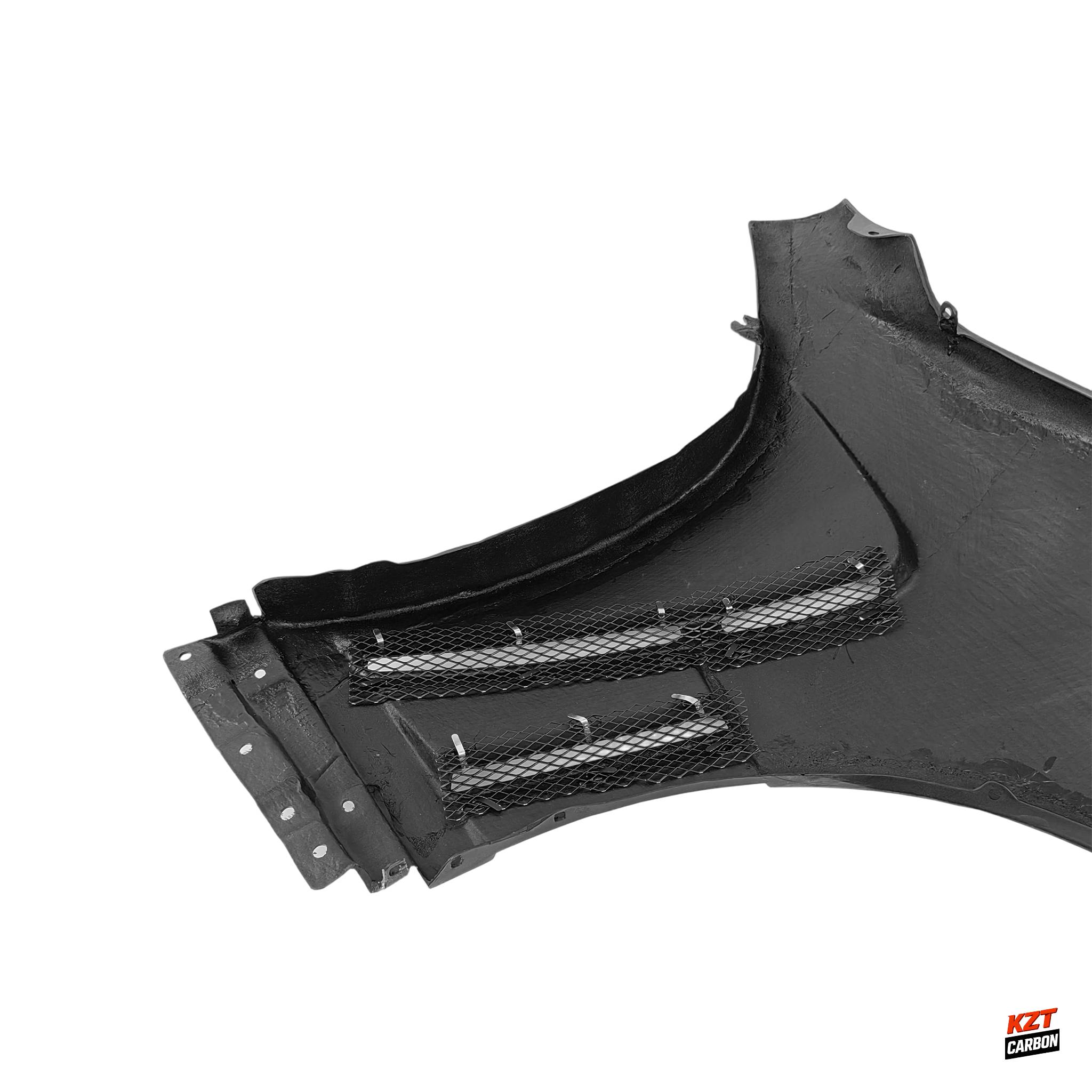 For Infiniti G37 Q40 2 Door Coupe 2008-13 Honeycomb Carbon HT Style Front Fender