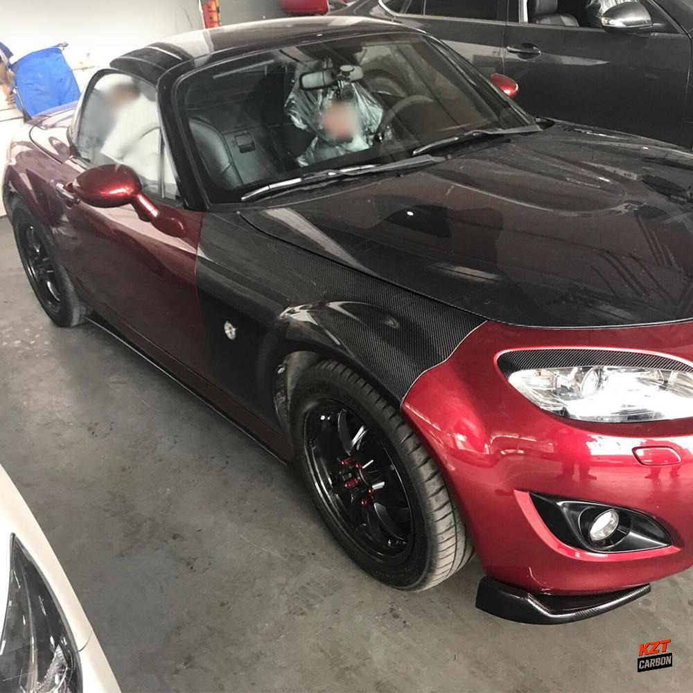 For Mazda MX5 NC 09-14 Roster Miata OE Front Fender Carbon (No light holes)