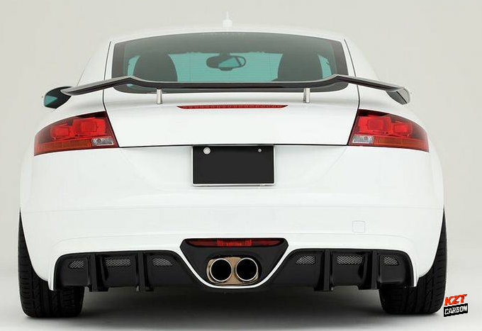 For Audi TT MK2 TTS 8J 06-14 Carbon Fiber ROW Style Rear Trunk GT Spoiler Wing