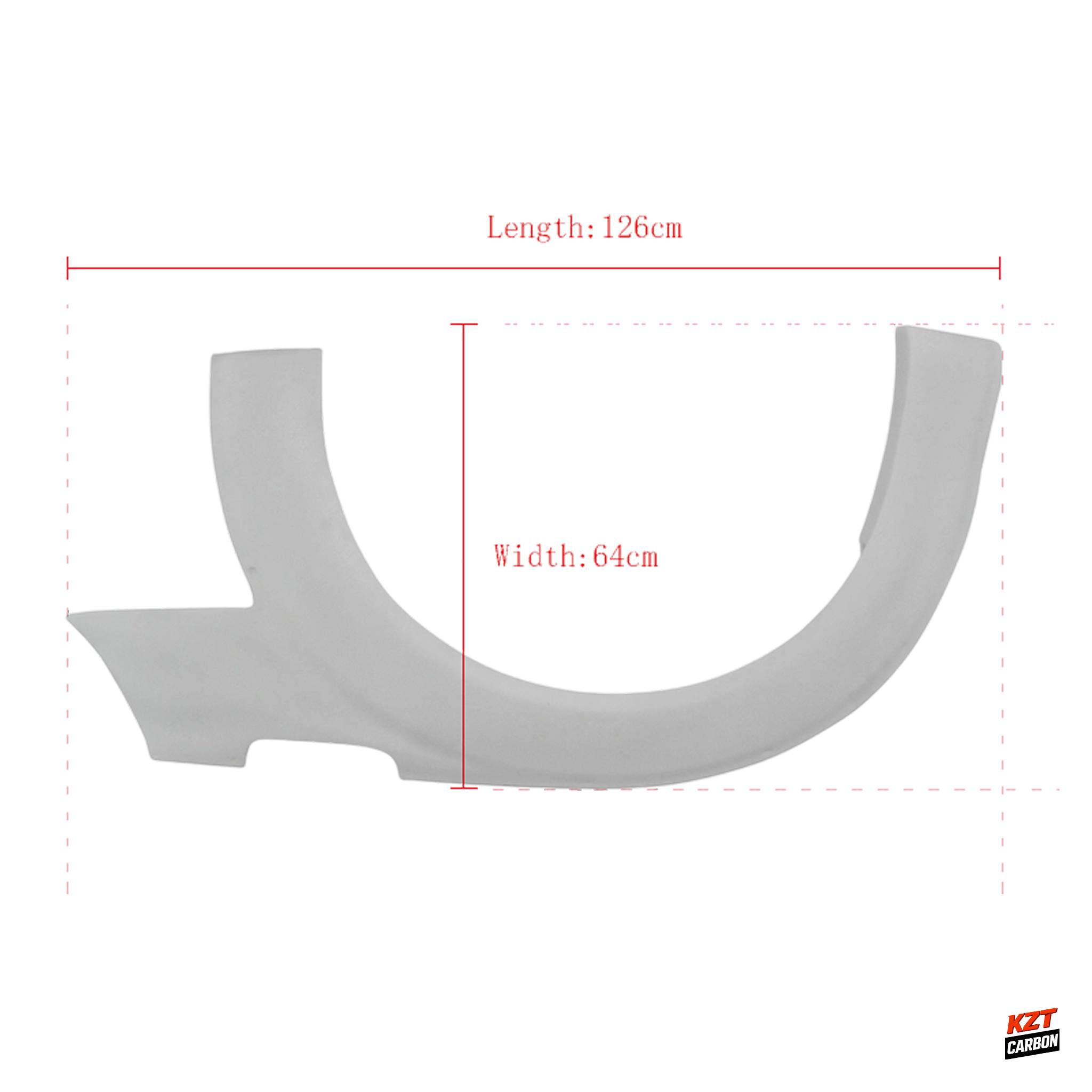 For Honda S2000  AP1 AP2 99-09 SP Style Fiberglass Unpaint Wide Body Rear Fender