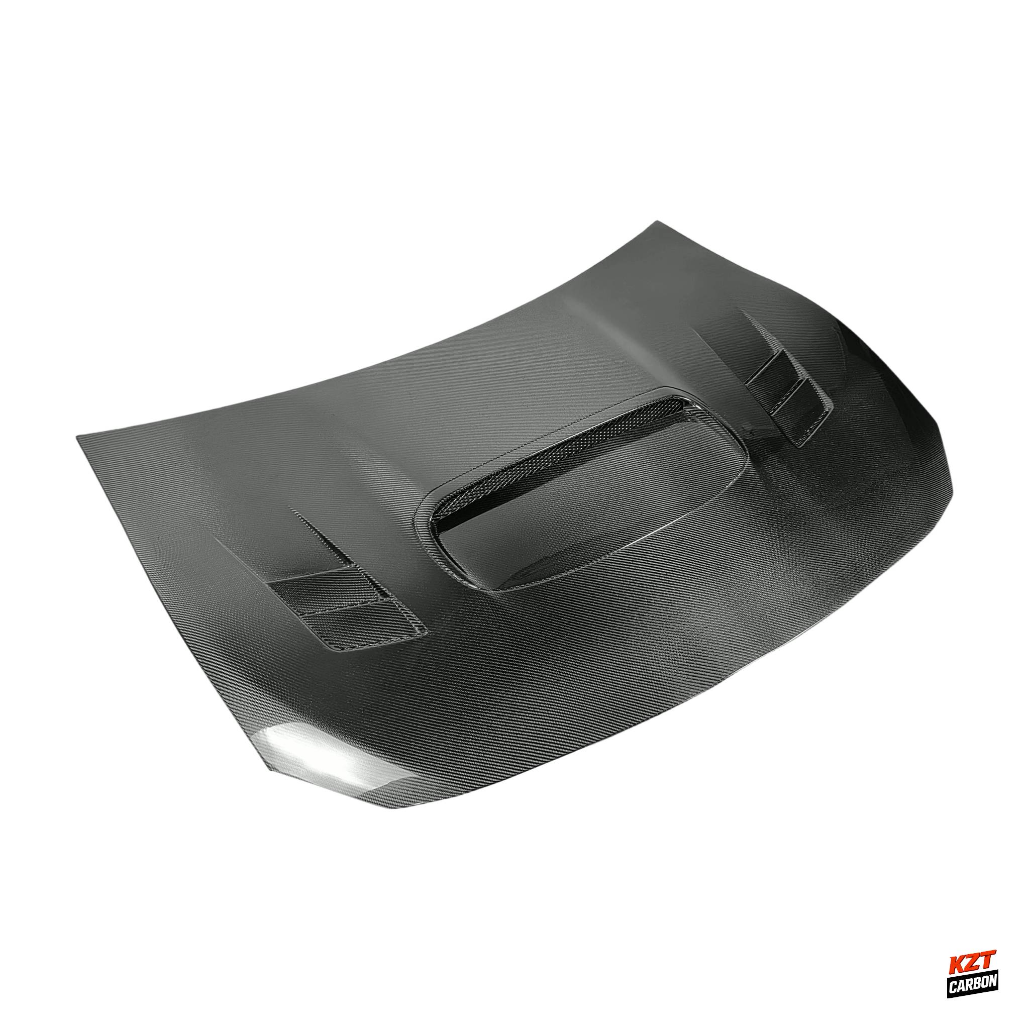For Toyota GT86 FT86 BRZ 12-20 Carbon KZ Style Front Vented Cooling Hood Bonnet