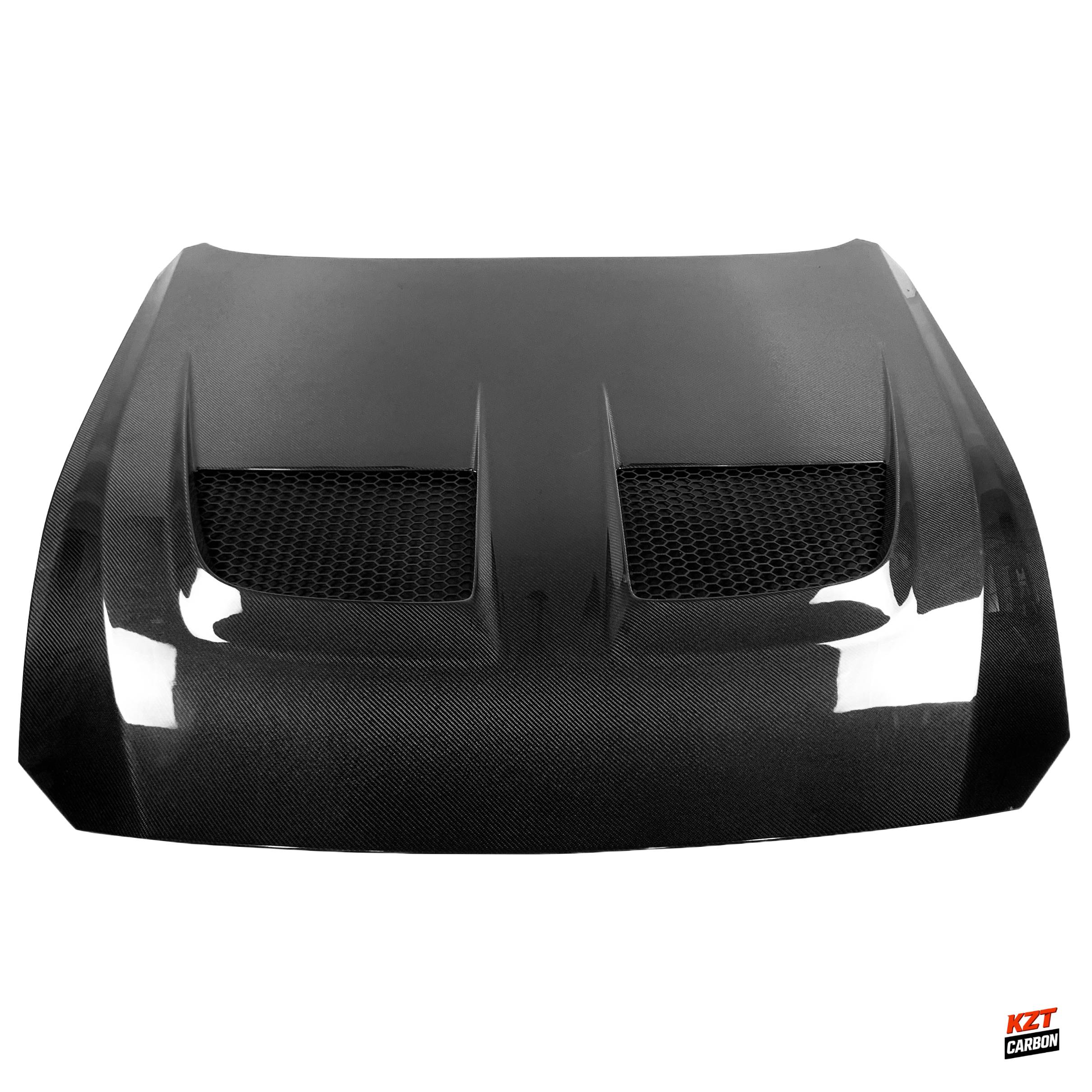 For Ford Mustang 2024 7th Gen S650 Muscle Pony Car GD Style Carbon Fiber Hood