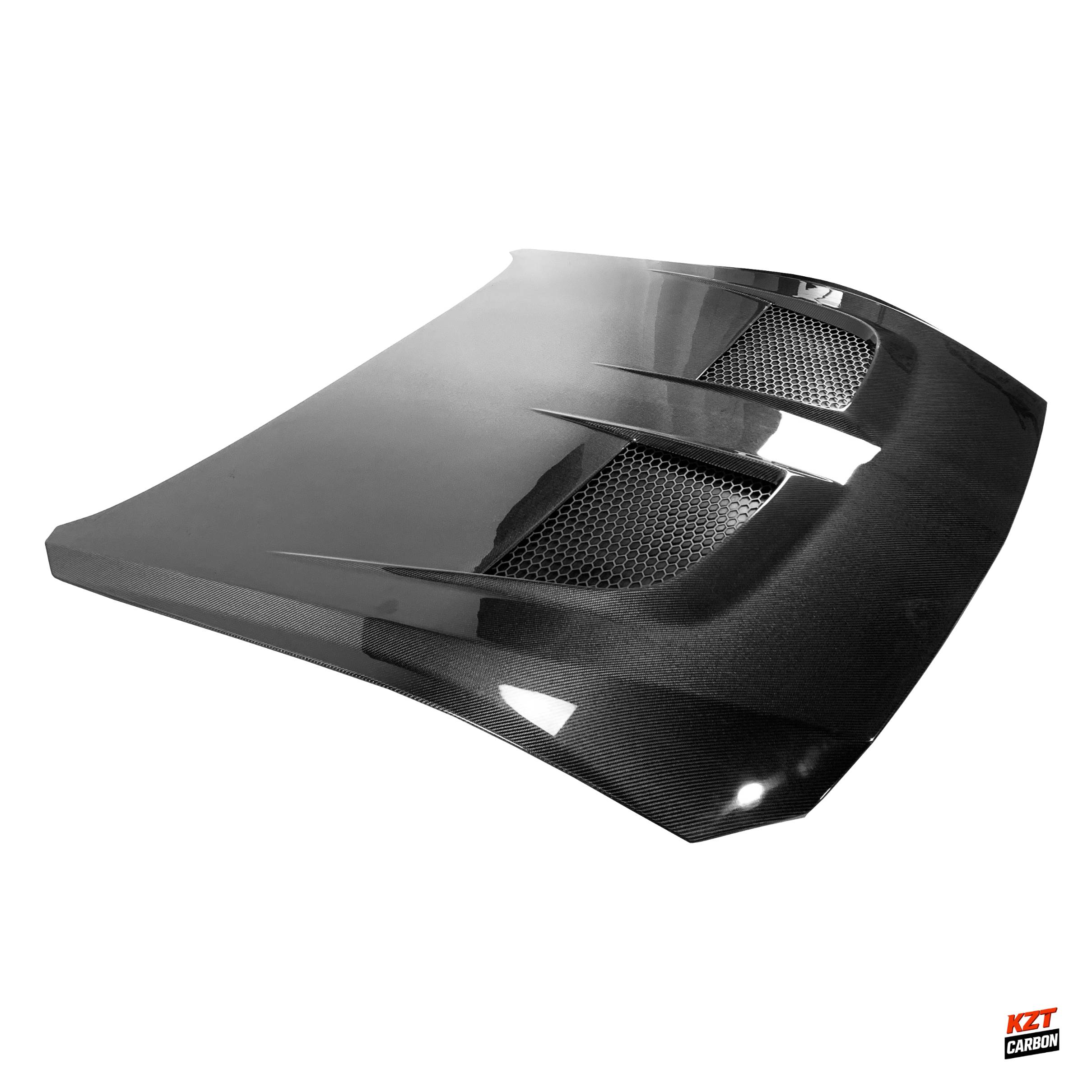 For Ford Mustang 2024 7th Gen S650 Muscle Pony Car GD Style Carbon Fiber Hood
