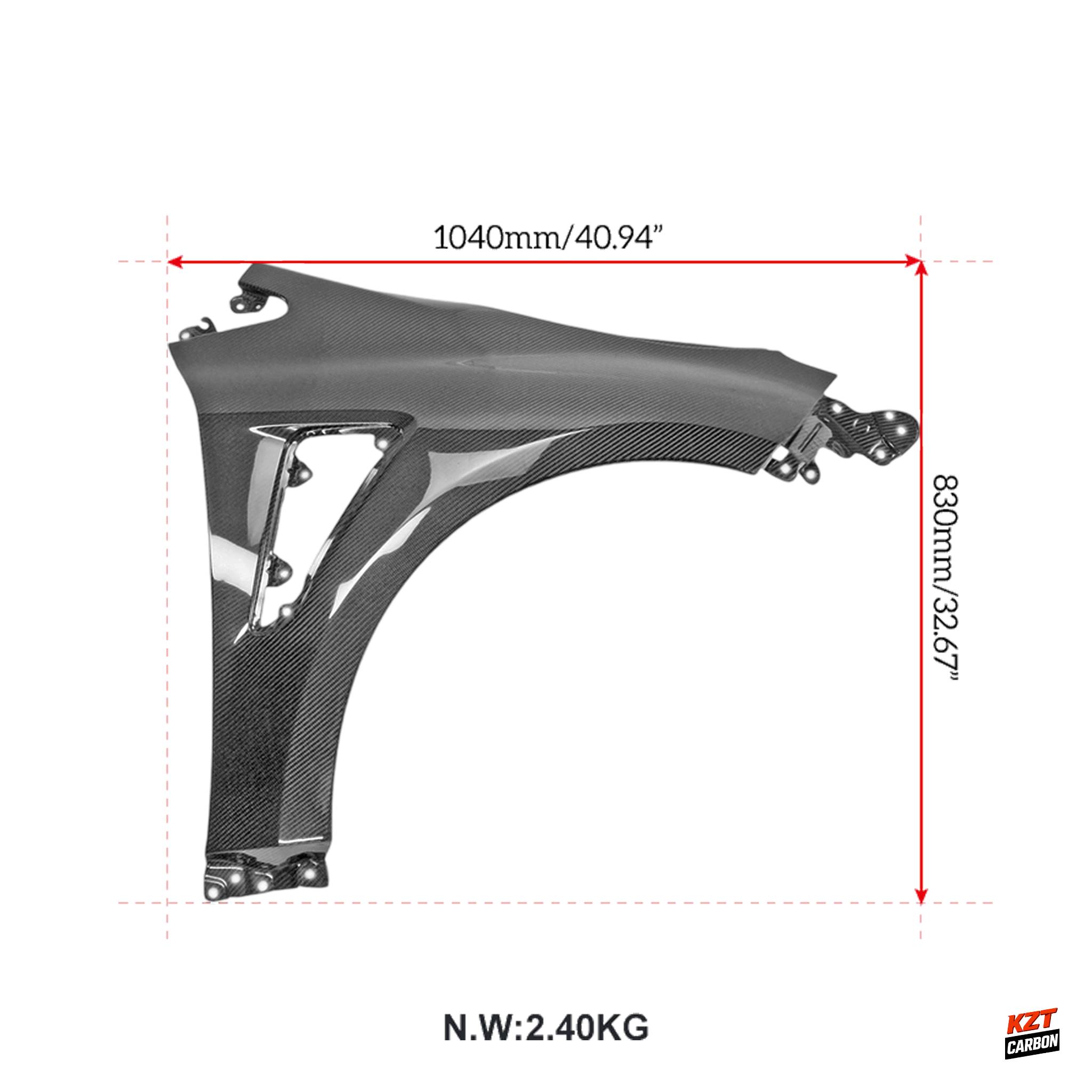 For Toyota 23-25 GR Corolla Circuit Edition Carbon OE Front Side Fender Pair