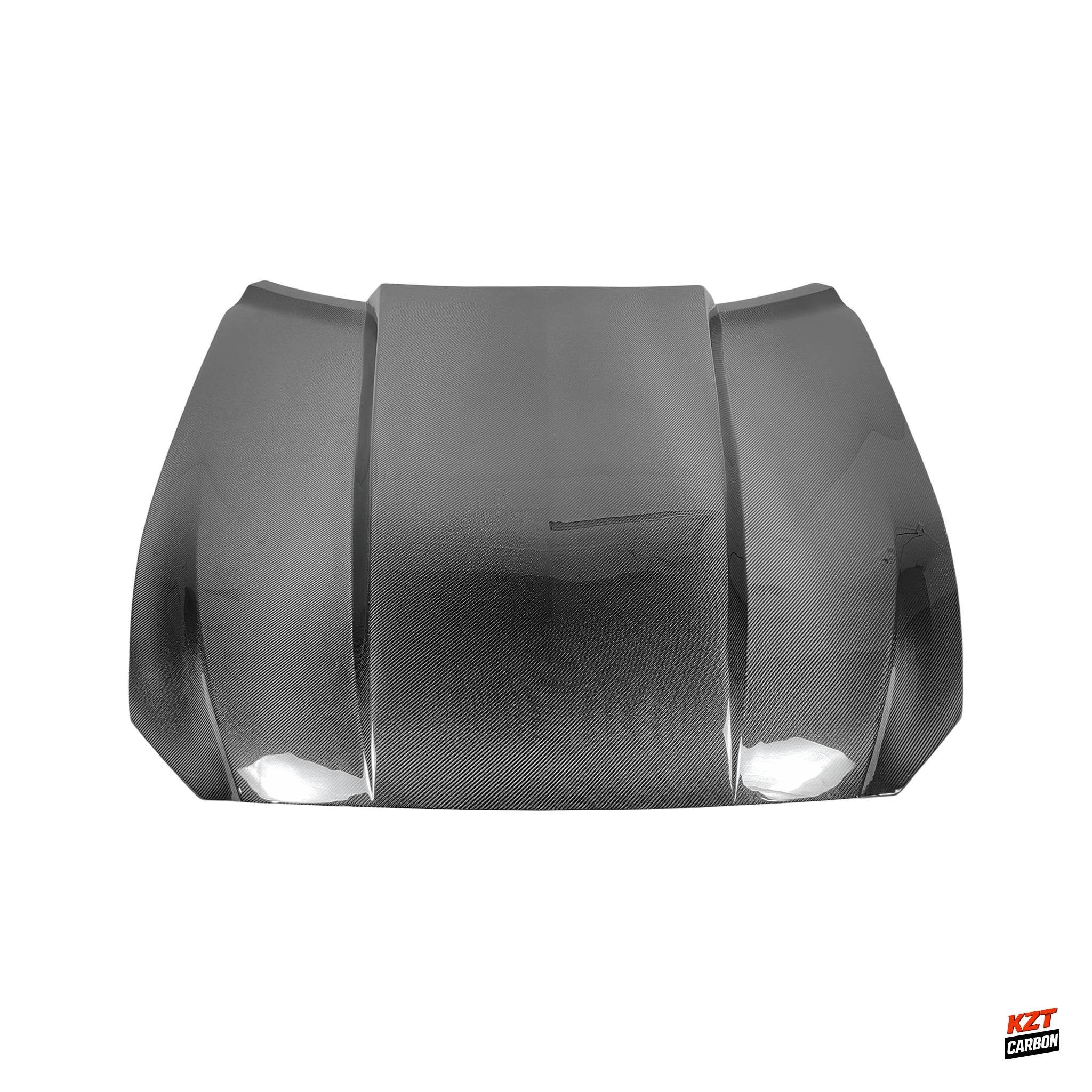 For Ford Mustang 2Dr 15-17 Carbon Supercharged Style Front Vented Cooling Hood