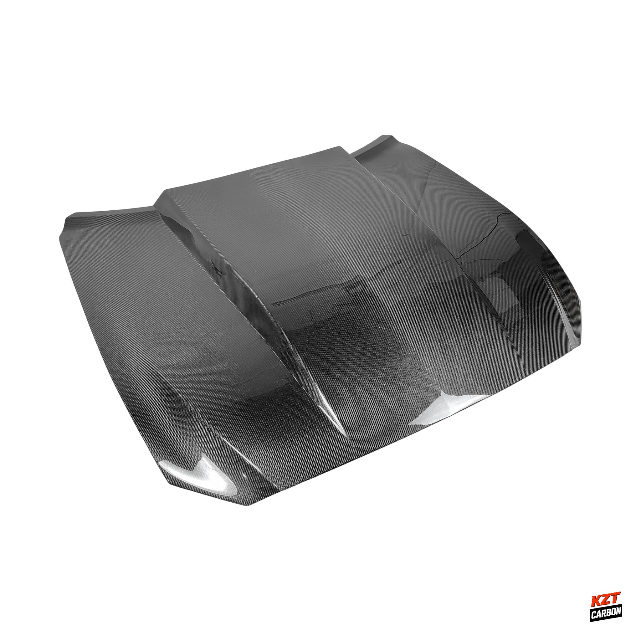 For Ford Mustang 2Dr 15-17 Carbon Supercharged Style Front Vented Cooling Hood