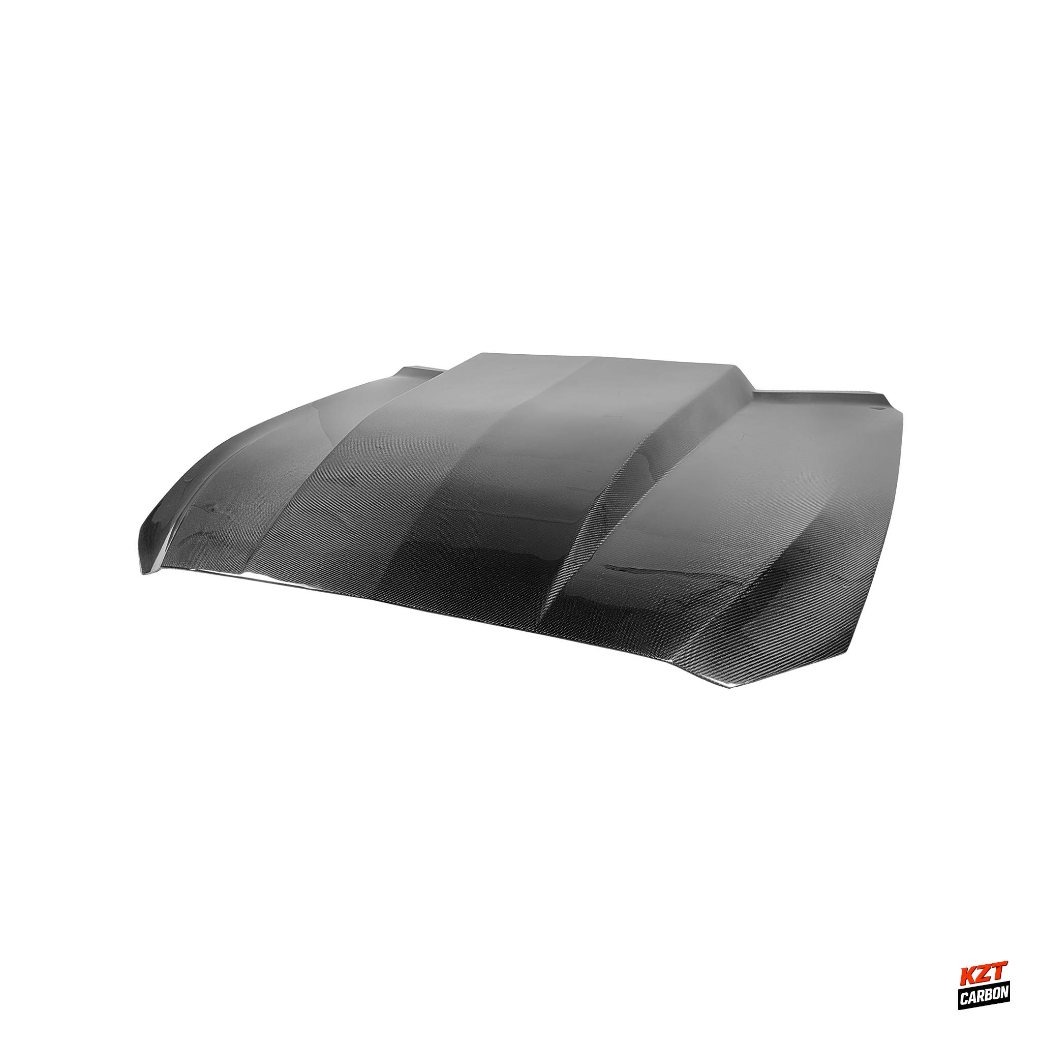 For Ford Mustang 2Dr 15-17 Carbon Supercharged Style Front Vented Cooling Hood