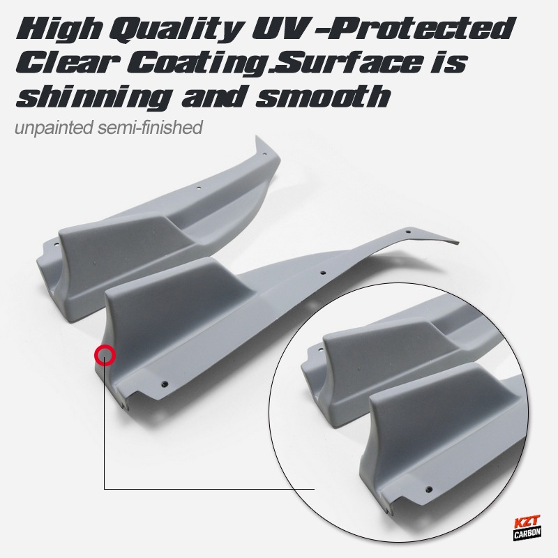 For Subaru WRX STI VA VAB Sedan 15-21 (OE Bumper Only) Fiberglass EUR Rear Spats