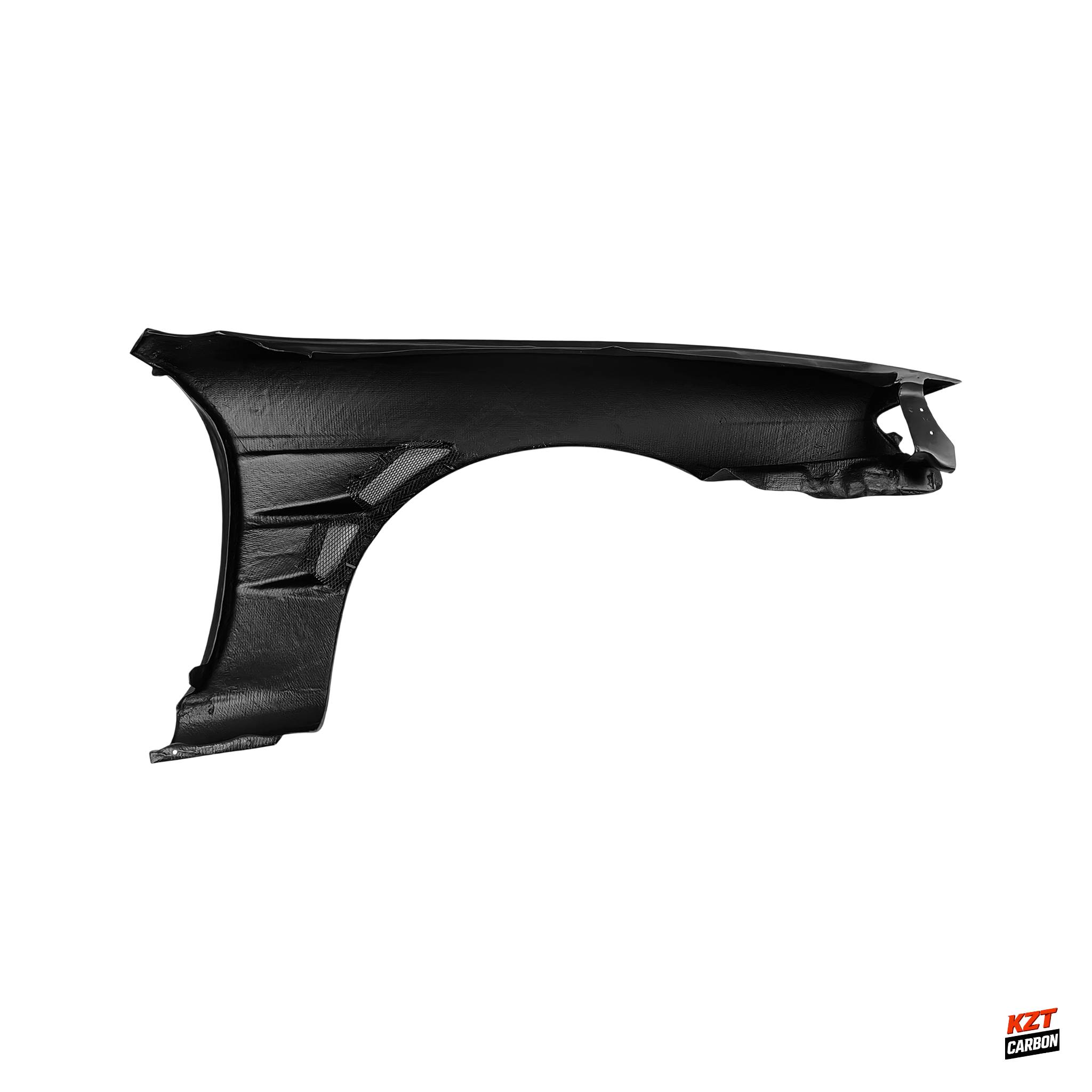 For Nissan Silvia S14 (Late Model) Kouki BN Style Carbon Fiber Front Fender Pair