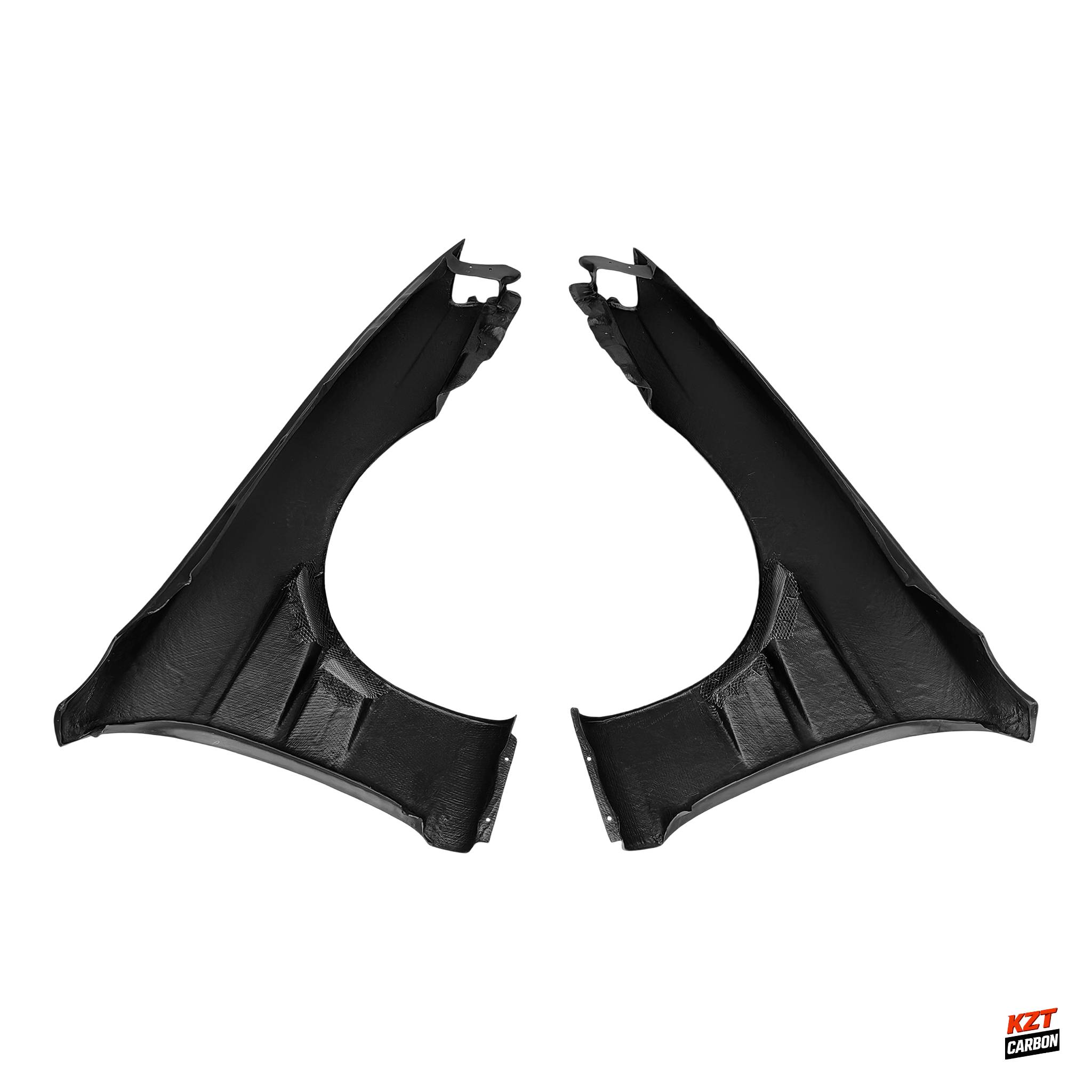 For Nissan Silvia S14 (Late Model) Kouki BN Style Carbon Fiber Front Fender Pair