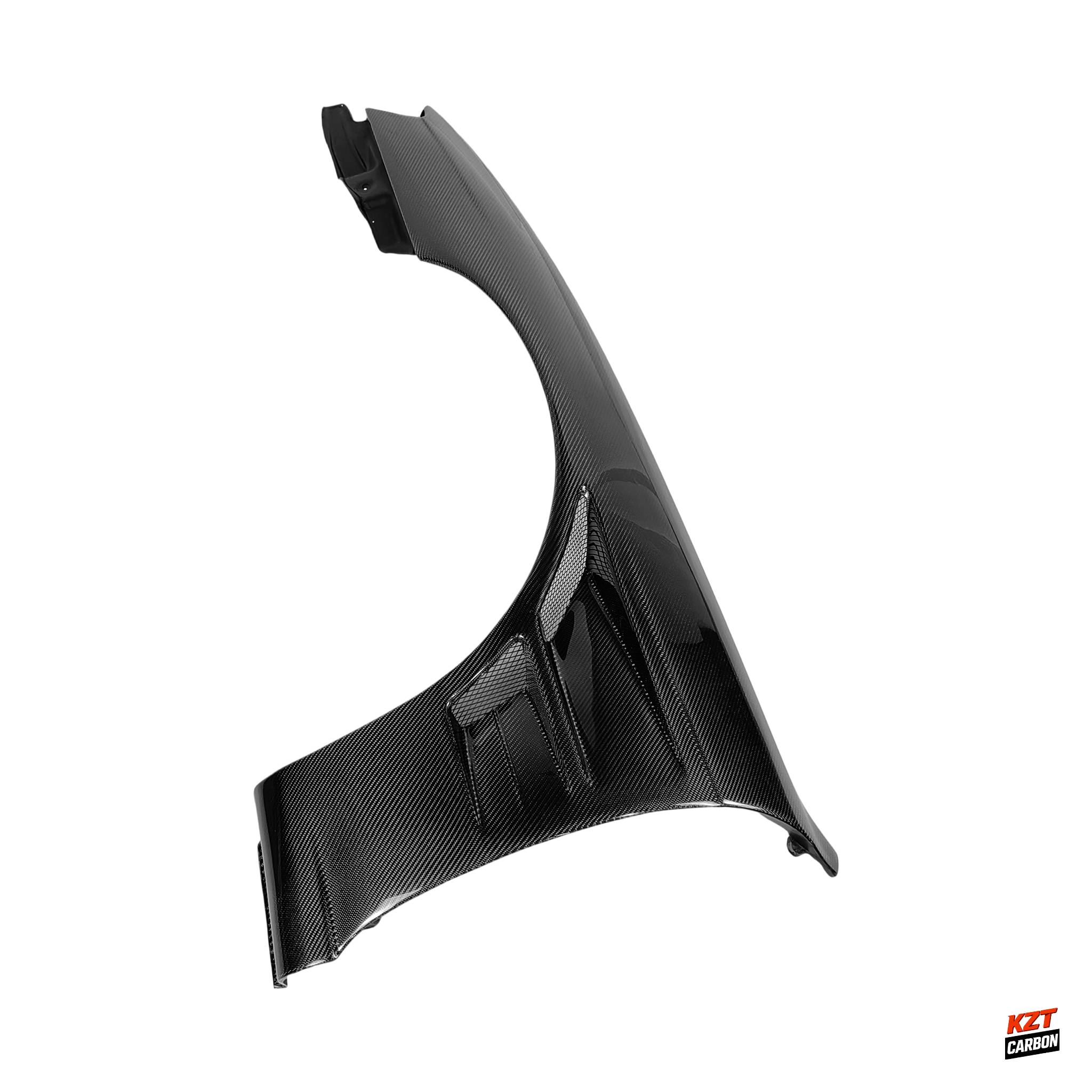 For Nissan Silvia S14 (Late Model) Kouki BN Style Carbon Fiber Front Fender Pair