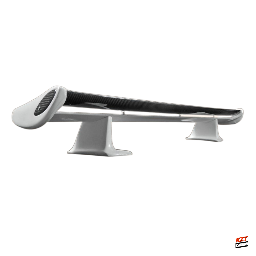 For Nissan Skyline R34 GTR OEM Rear Spoiler With Blade + Caps + Stand Partial Carbon Fiber (blade+caps)