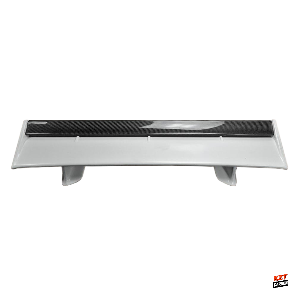 For Nissan Skyline R34 GTR OEM Rear Spoiler With Blade + Caps + Stand Partial Carbon Fiber (blade+caps)