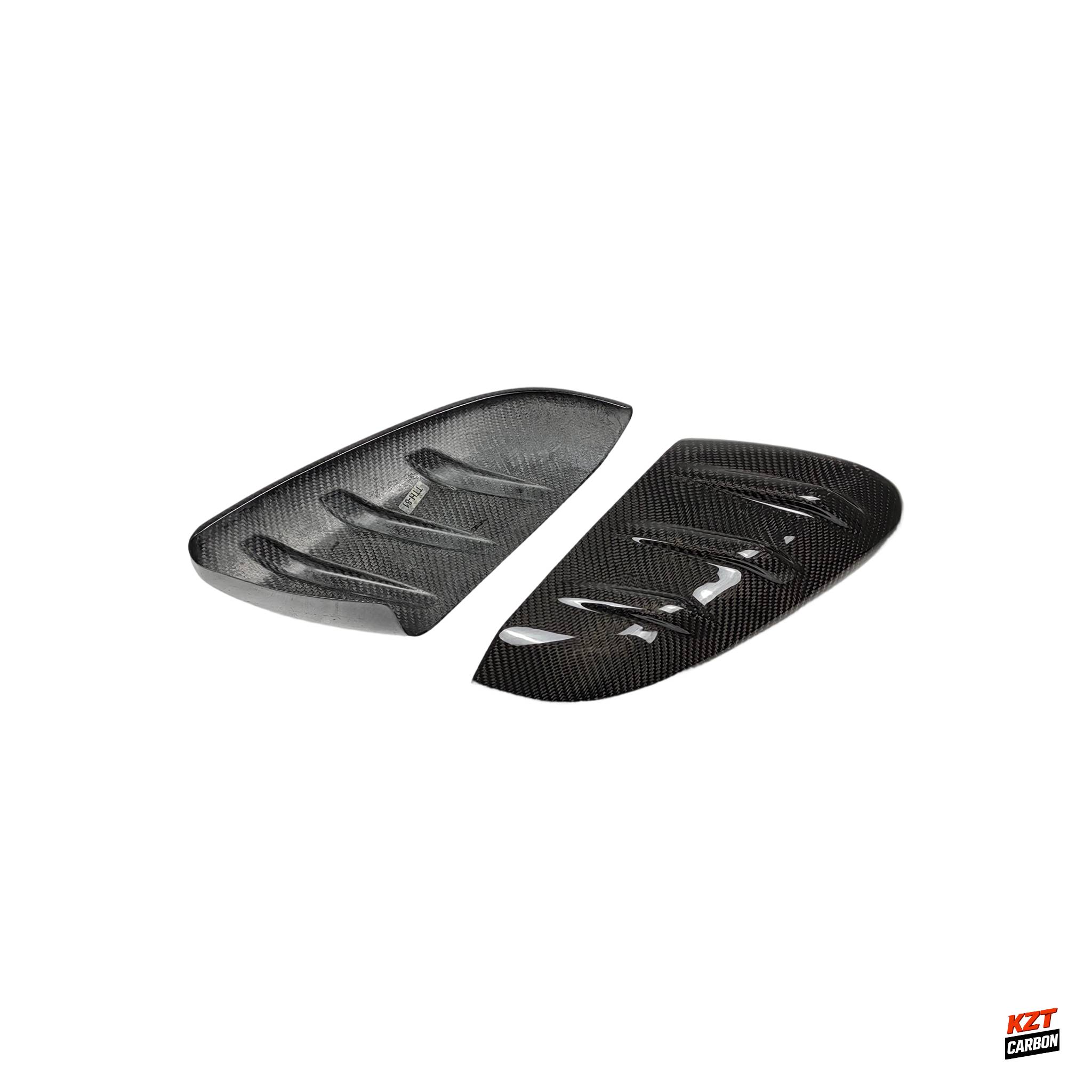 For Honda Civic FK7 FC1 FK8 Type R MU Type Dry Carbon Fiber Side Mirror Cover