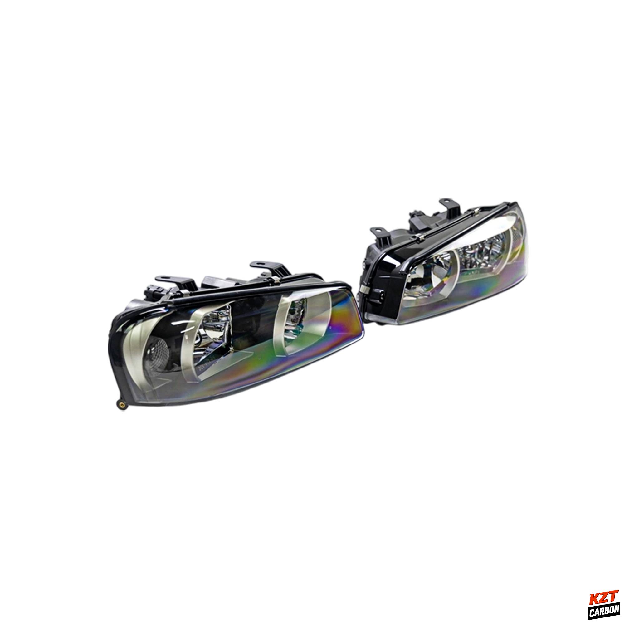 For Nissan Skyline R34 GTR GTT OE Style ABS Black Projector Headlight (LED) Pair