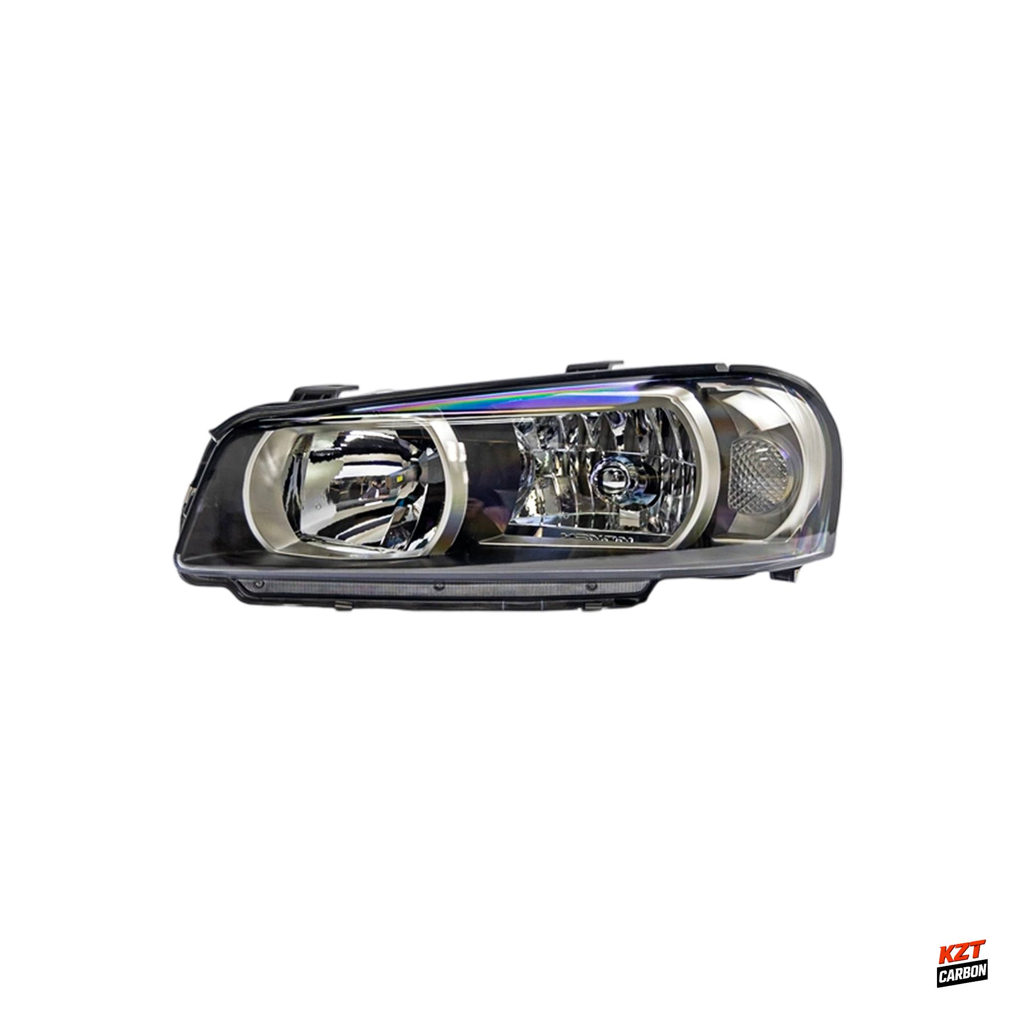 For Nissan Skyline R34 GTR GTT OE Style ABS Black Projector Headlight (LED) Pair