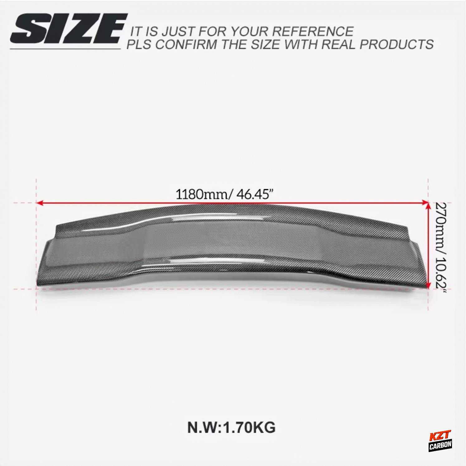 For Mazda RX-7 FD3S 91-02 Carbon With Golf Choppe ODU Rear Spoiler Blade