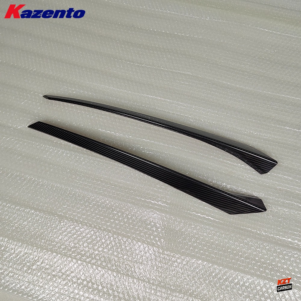 For Honda 10th Civic FK7 FC 2015-22 Carbon OE Front Headlight Eyelid Eyebrow