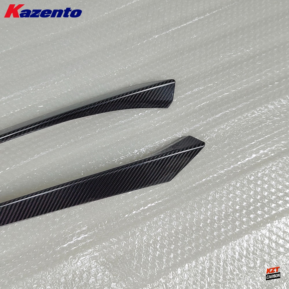 For Honda 10th Civic FK7 FC 2015-22 Carbon OE Front Headlight Eyelid Eyebrow