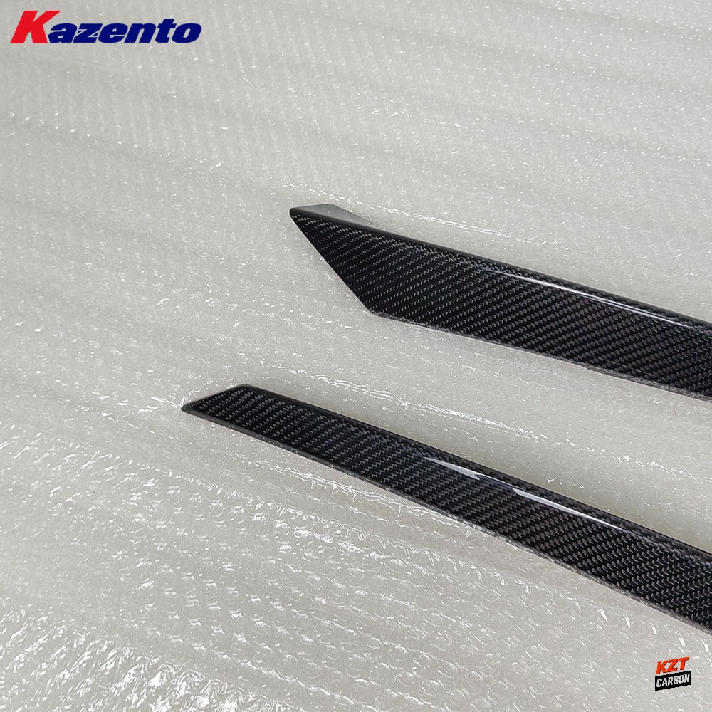 For Honda 10th Civic FK7 FC 2015-22 Carbon OE Front Headlight Eyelid Eyebrow