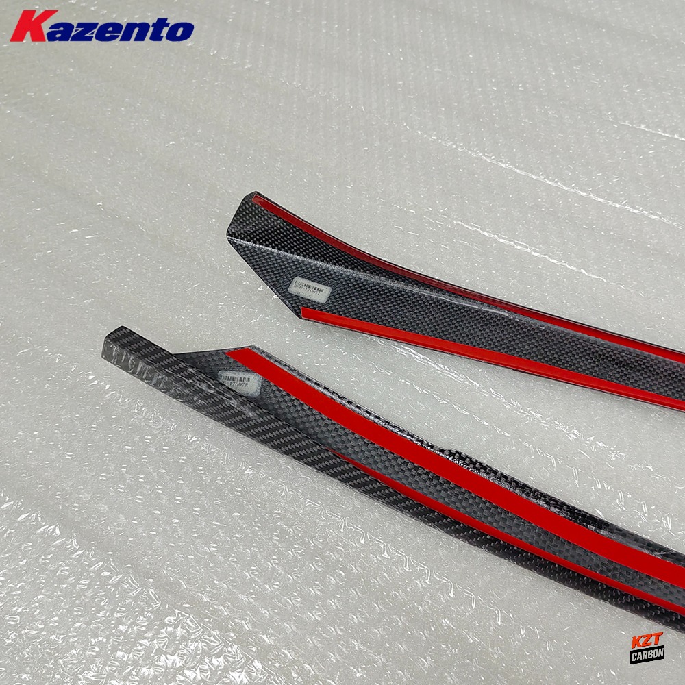 For Honda 10th Civic FK7 FC 2015-22 Carbon OE Front Headlight Eyelid Eyebrow